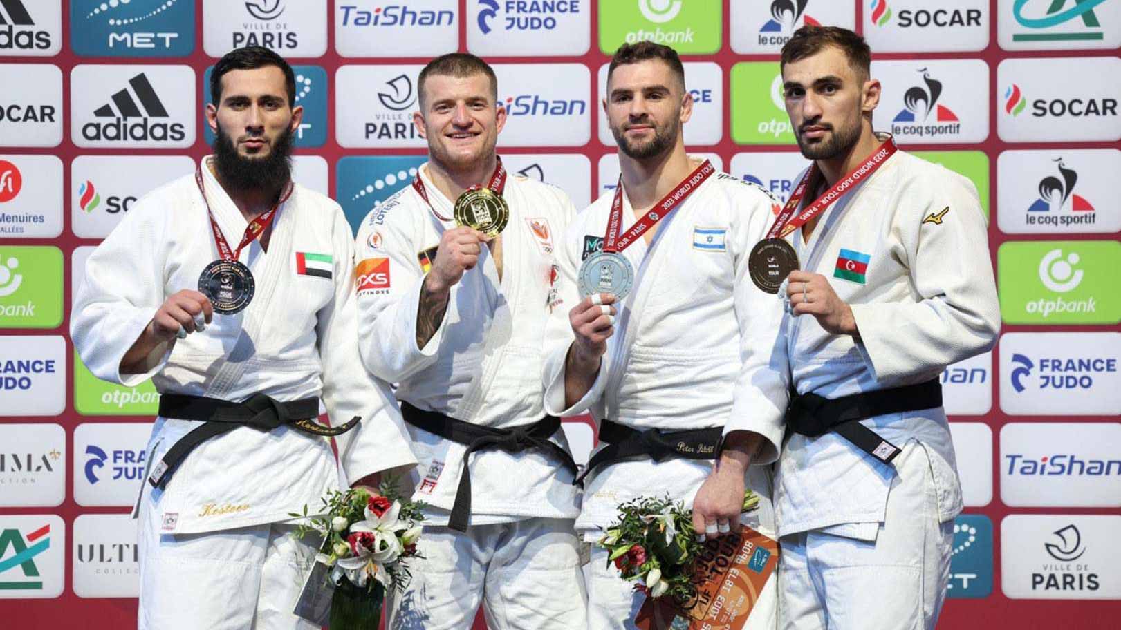 صورة بعنوان: جودو الإمارات الأول عربياً.. فضية ثمينة بـ "باريس جراند سلام"  