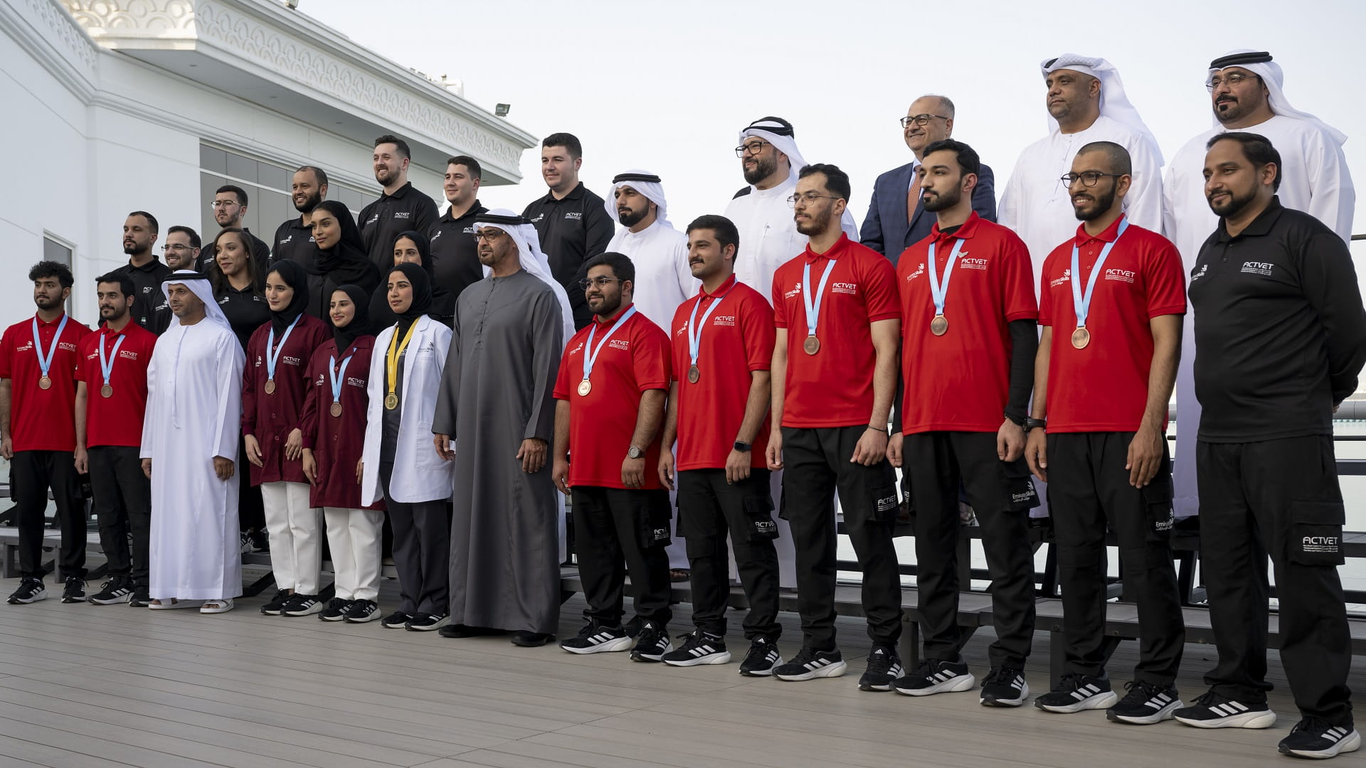 Image for the title: UAE President receives ACTVET delegation 