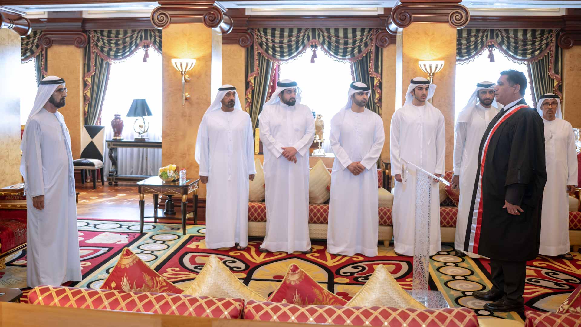 Image for the title: VP presides over swearing-in ceremony of new judges 