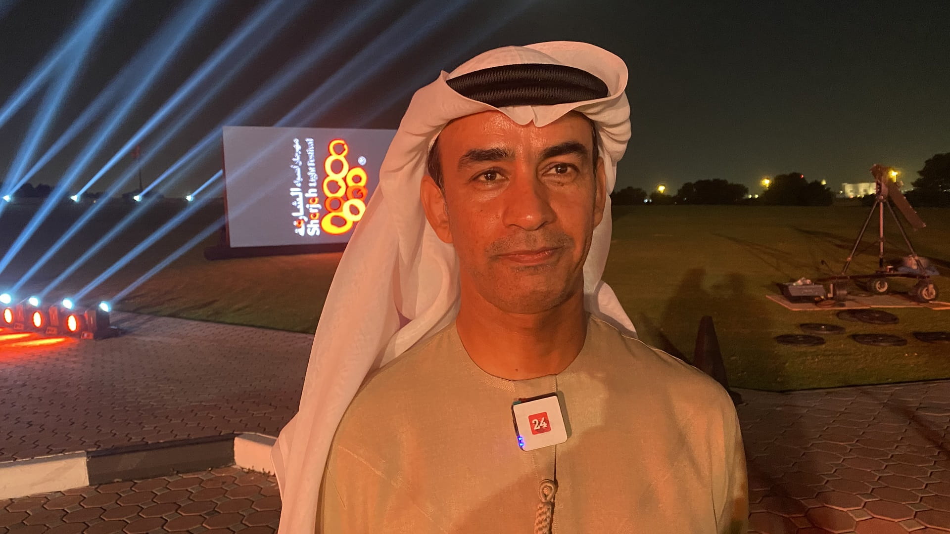 Image for the title: Al Kaabi reveals use of new technologies at Sharjah Light Festival 