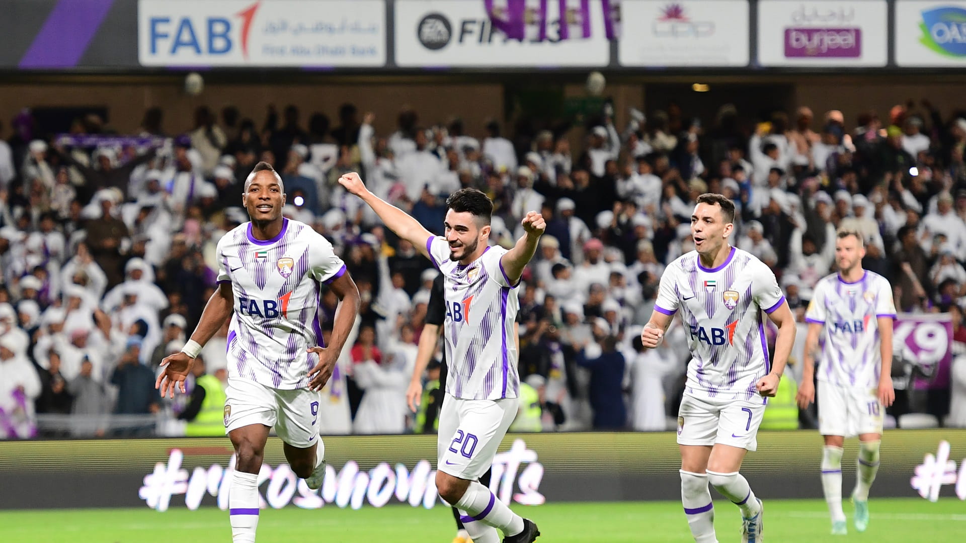 صورة بعنوان: ريمونتادا للعين أمام الجزيرة في دوري أدنوك للمحترفين 