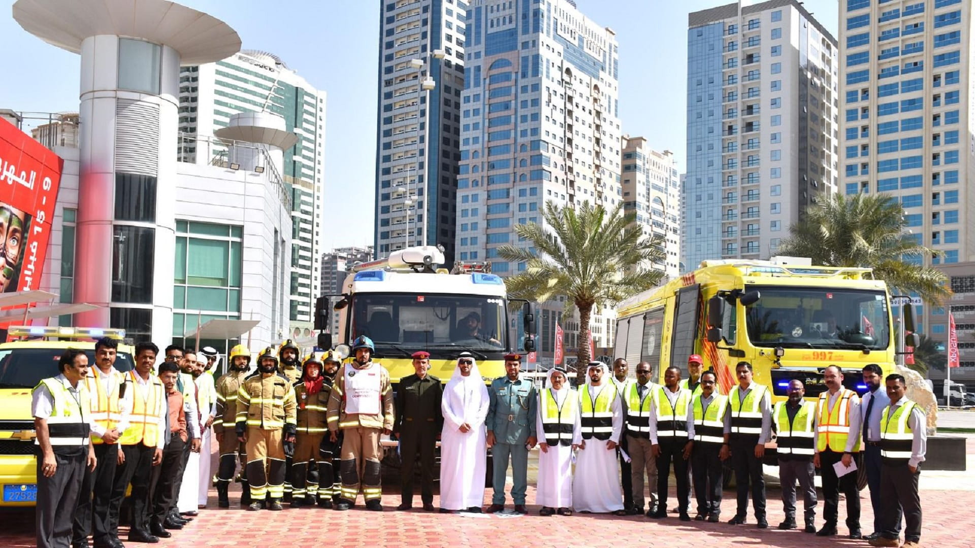 صورة بعنوان: إكسبو الشارقة ينفذ تجربة إخلاء وهمي ناجحة لموظفيه 