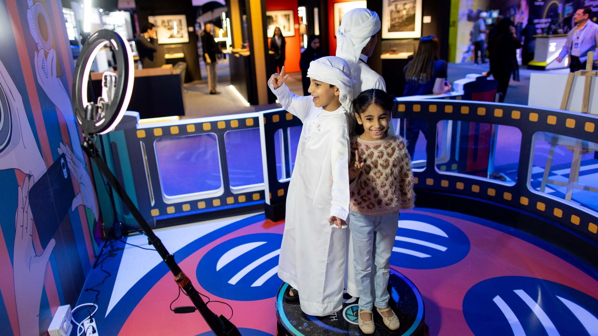 Image for the title: Xposure - an immersive space for families to learn and enjoy 