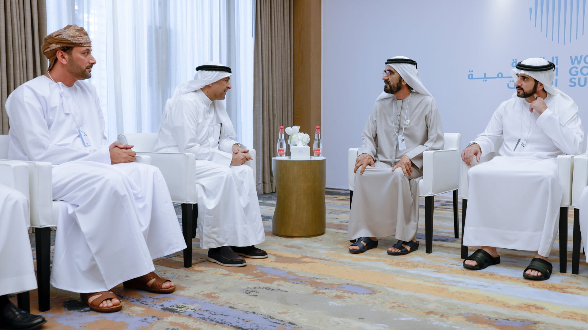 Image for the title: Mohammed bin Rashid meets with GCC Secretary-General 
