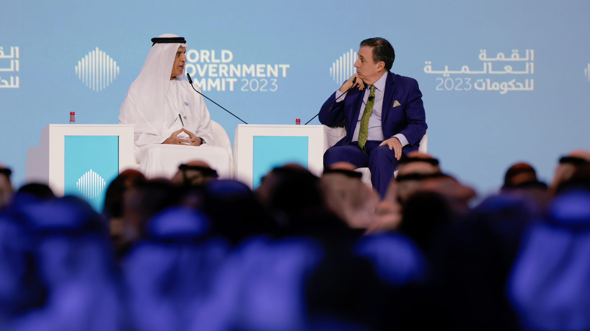 Image for the title: Mohammed bin Rashid attends RAK Ruler’s keynote address at WGS 