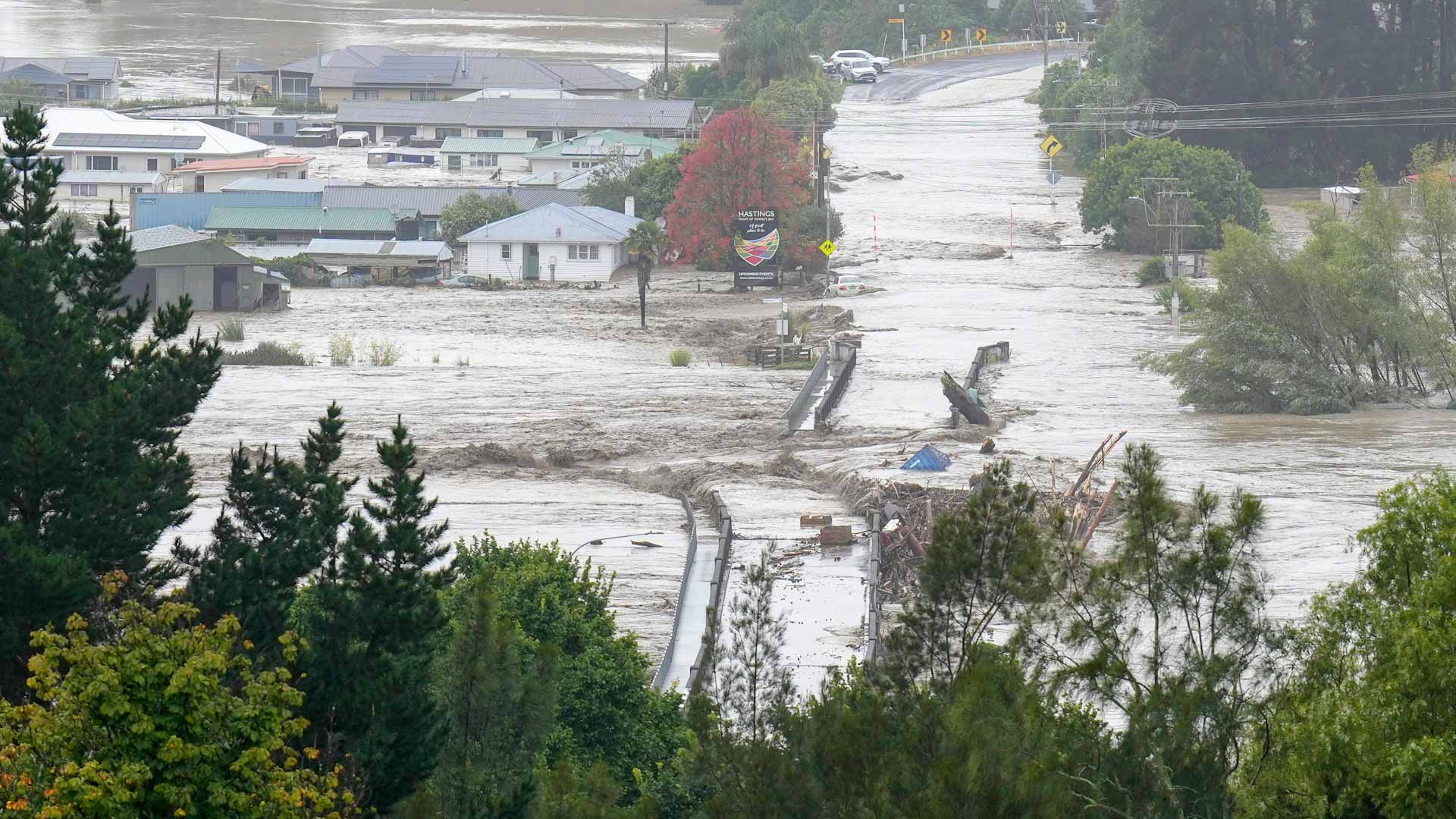 صورة بعنوان: إعصار "غابرييل" يخلف 3 قتلى في نيوزيلندا 