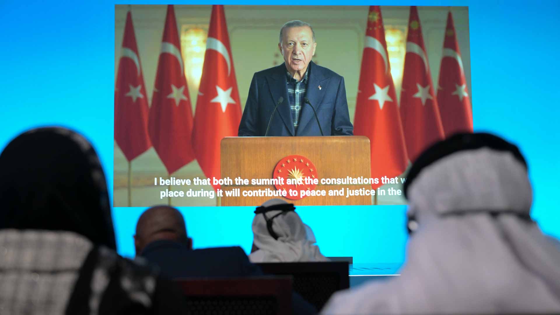 صورة بعنوان: الرئيس التركي يوجه رسالة مسجلة إلى القمة العالمية للحكومات 