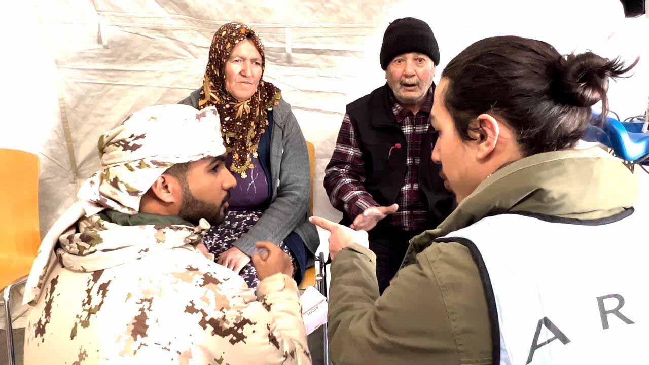 صورة بعنوان: المستشفى الميداني الإماراتي يواصل استقبال المتضررين من زلزال تركيا 