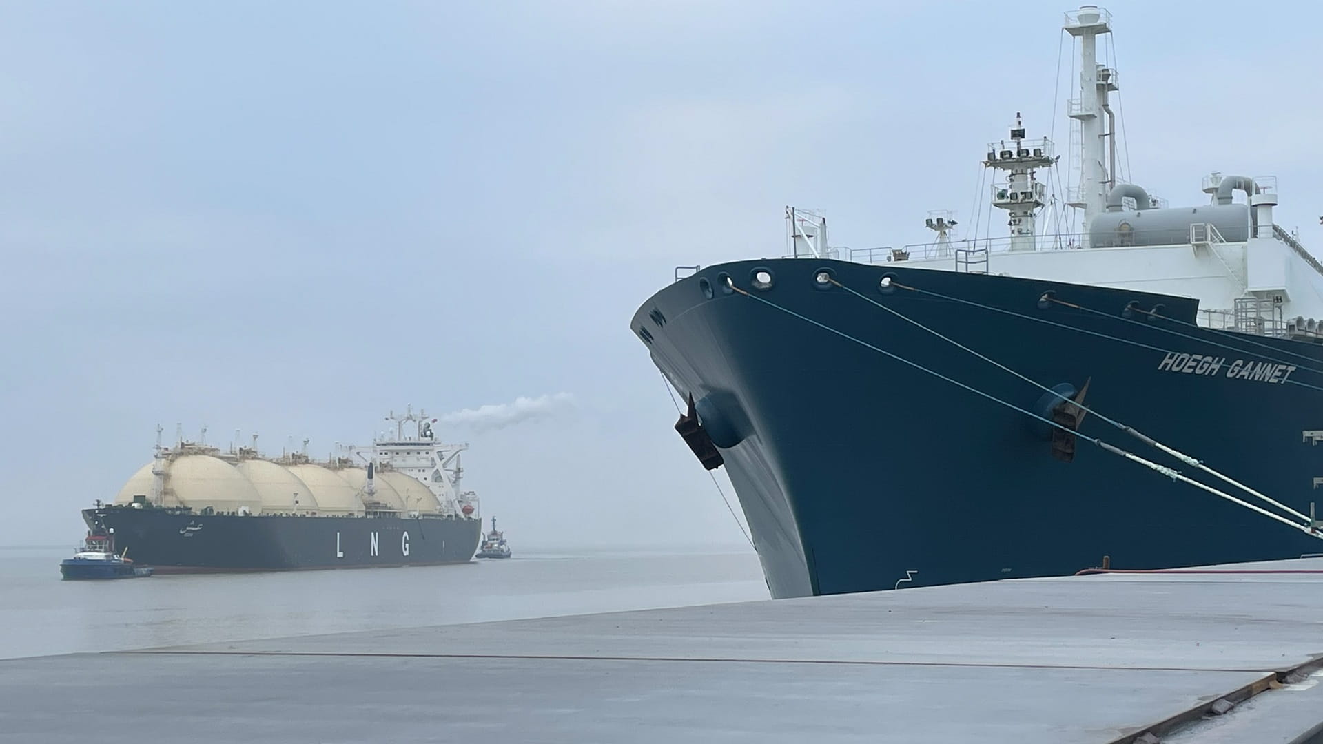 Image for the title: First ME LNG Cargo to Germany successfully delivered by ADNOC 