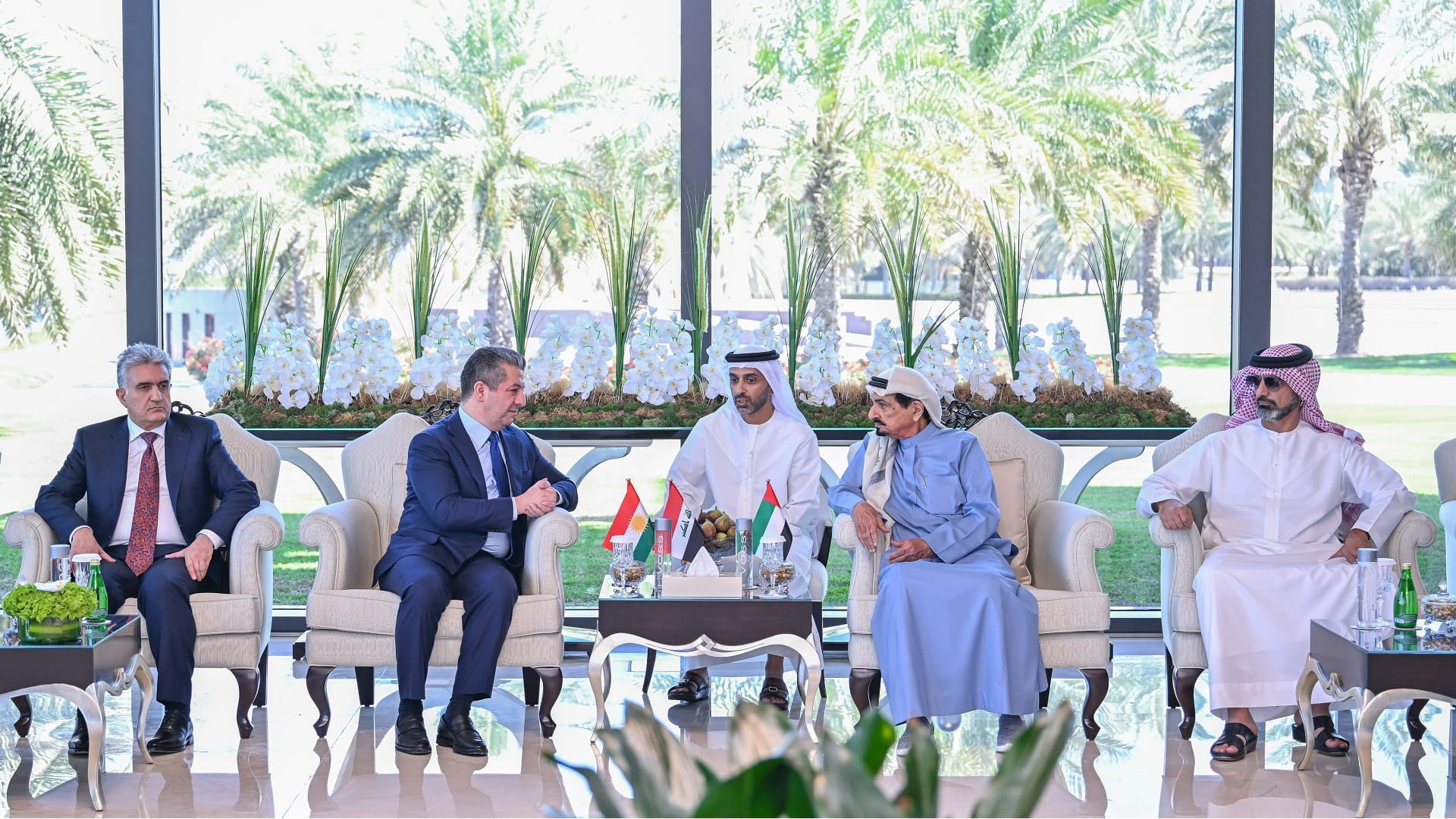 Image for the title: Ajman Ruler receives Prime Minister of Iraqi Kurdistan 