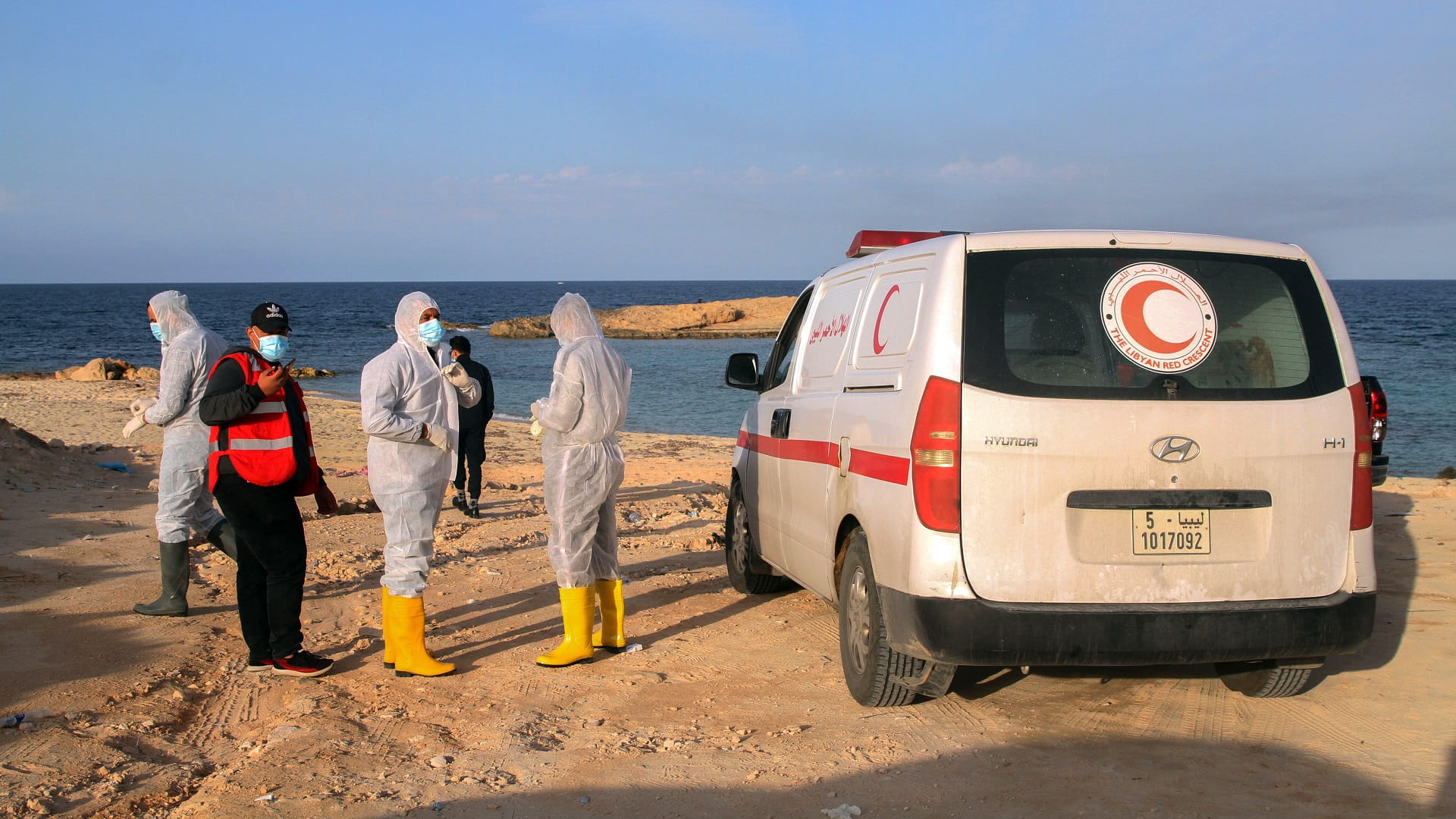 Image for the title: At least 73 migrants 'presumed dead' after shipwreck off Libya 