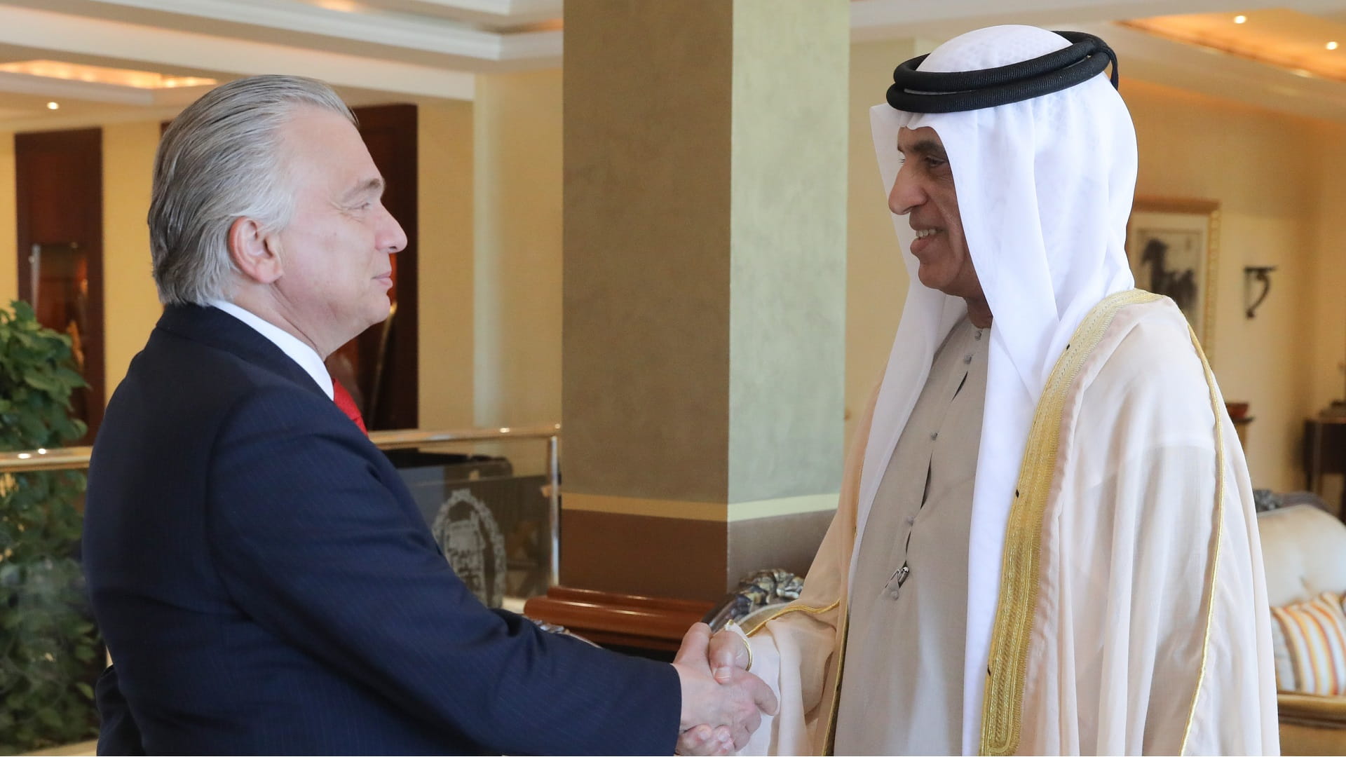 Image for the title: RAK Ruler receives Costa Rica's Minister for Foreign Affairs 