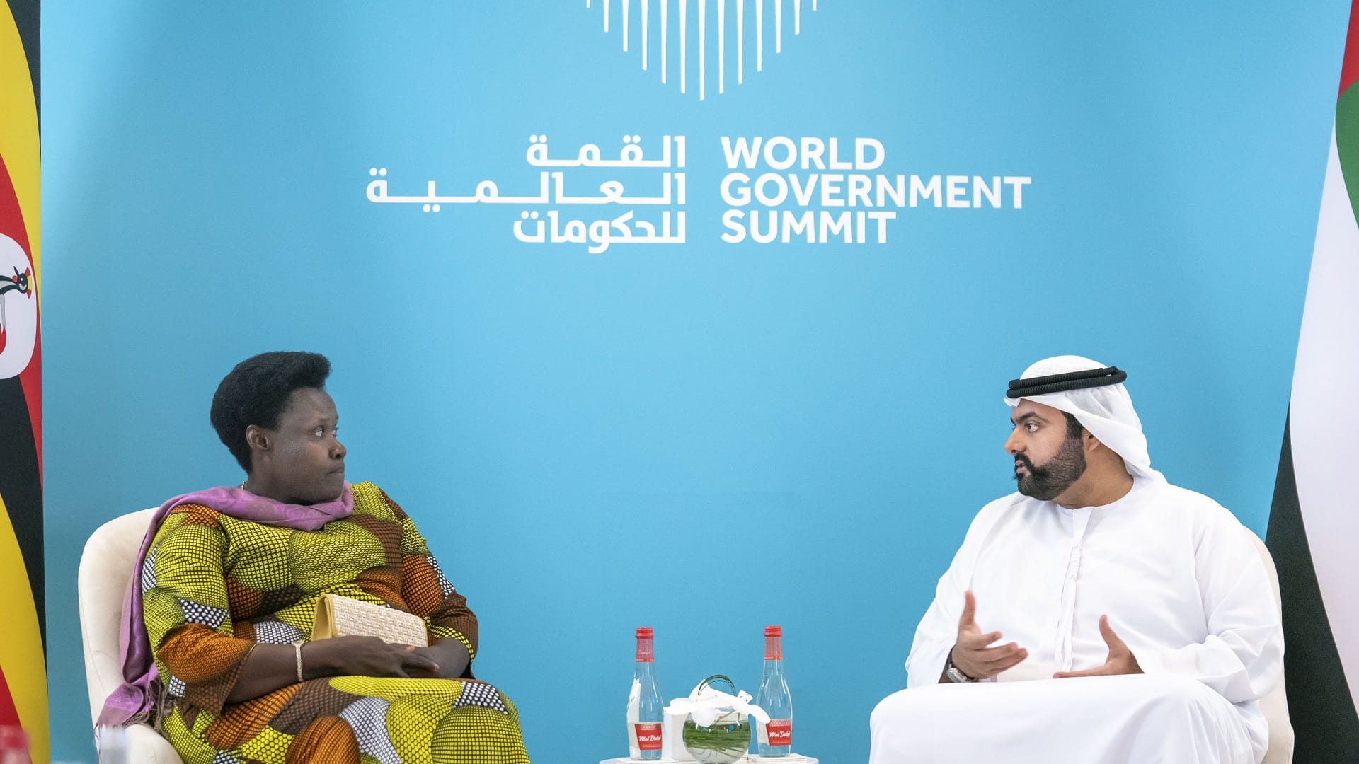 Image for the title: Fujairah CP meets Vice Presidents of Uganda, Maldives 