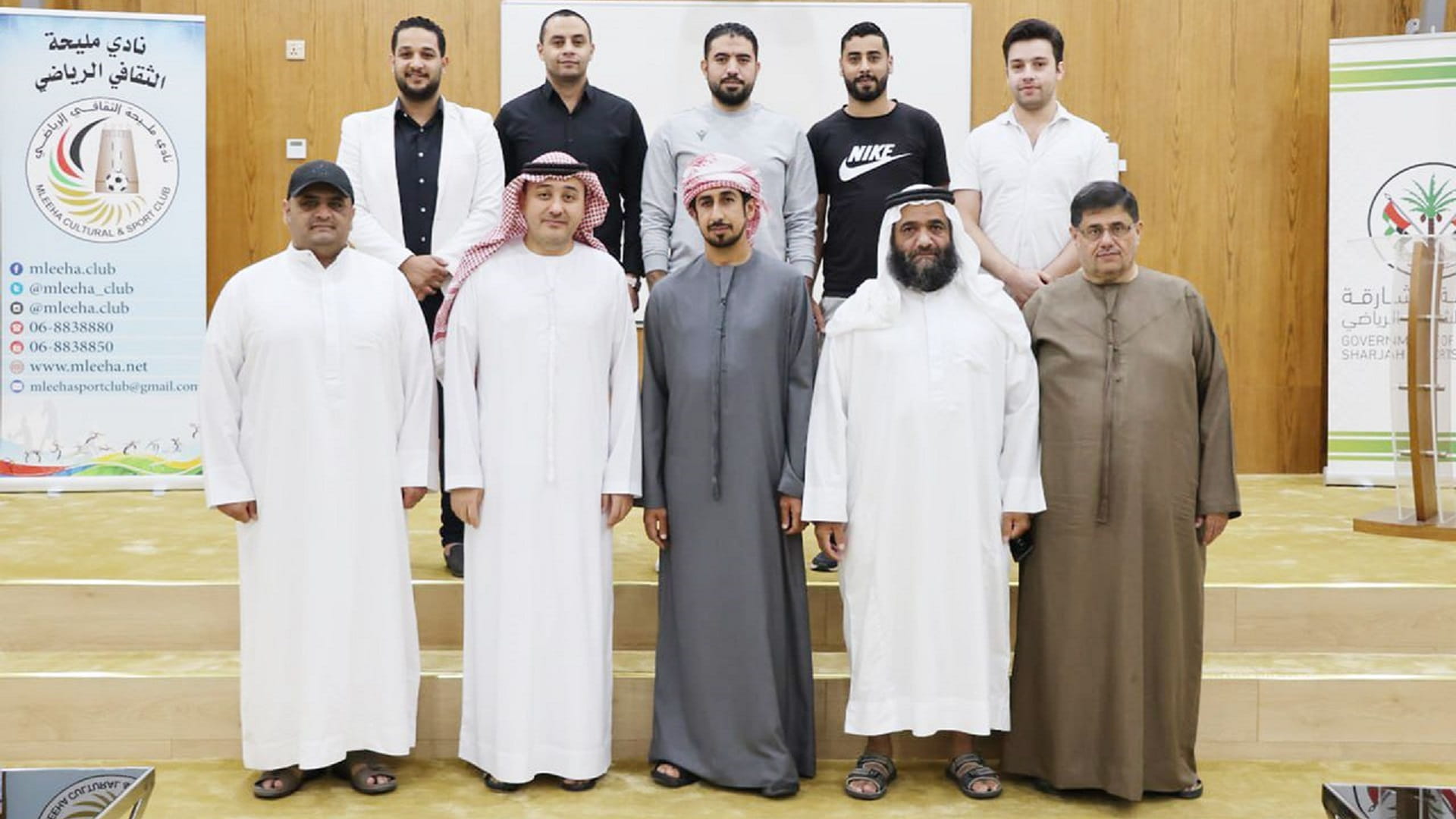 صورة بعنوان: نادي مليحة يكرم فرق العمل المساهمة في الحصول على شهادات الجودة 