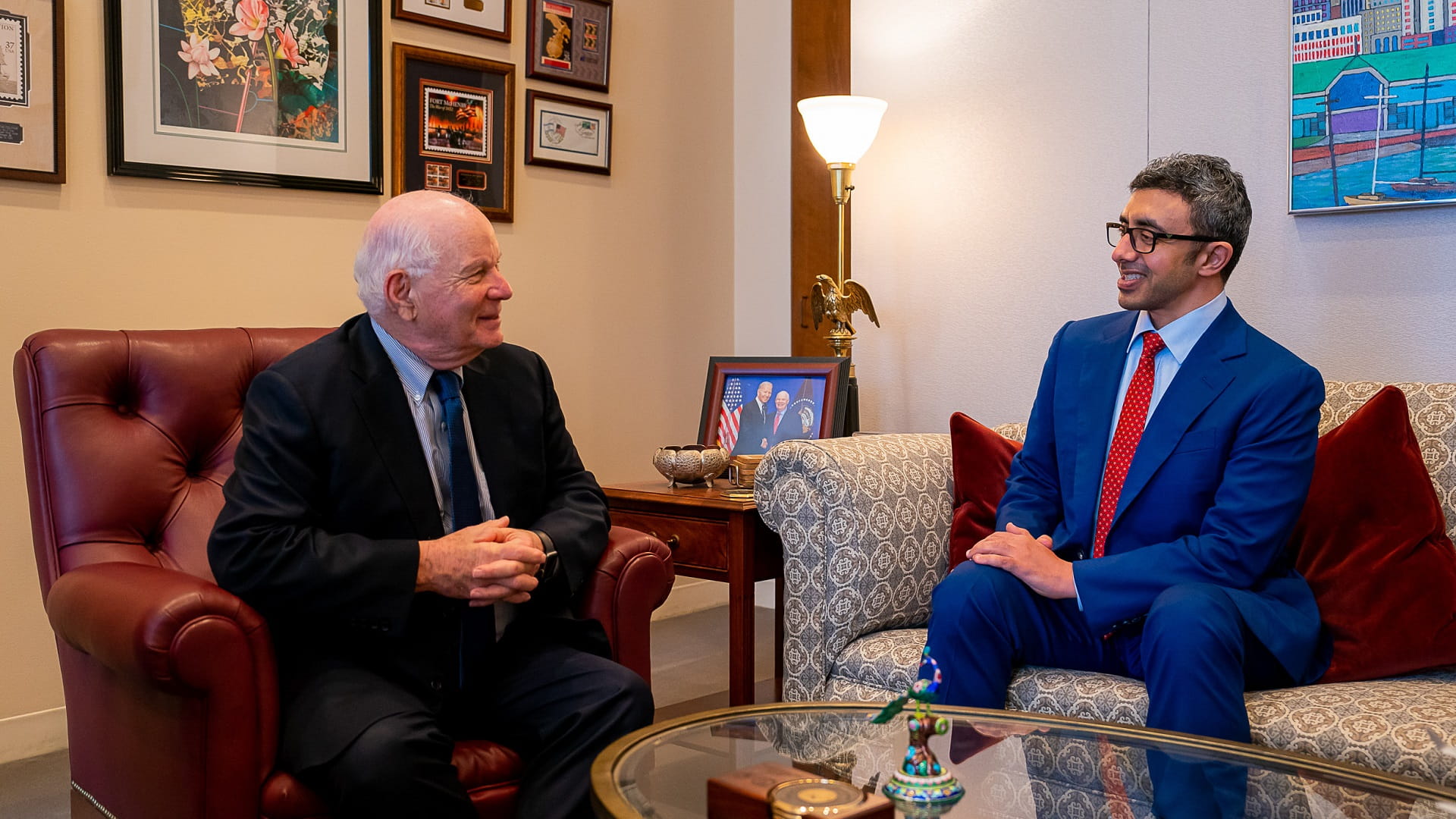 Image for the title: Abdullah bin Zayed wraps up visit to US 