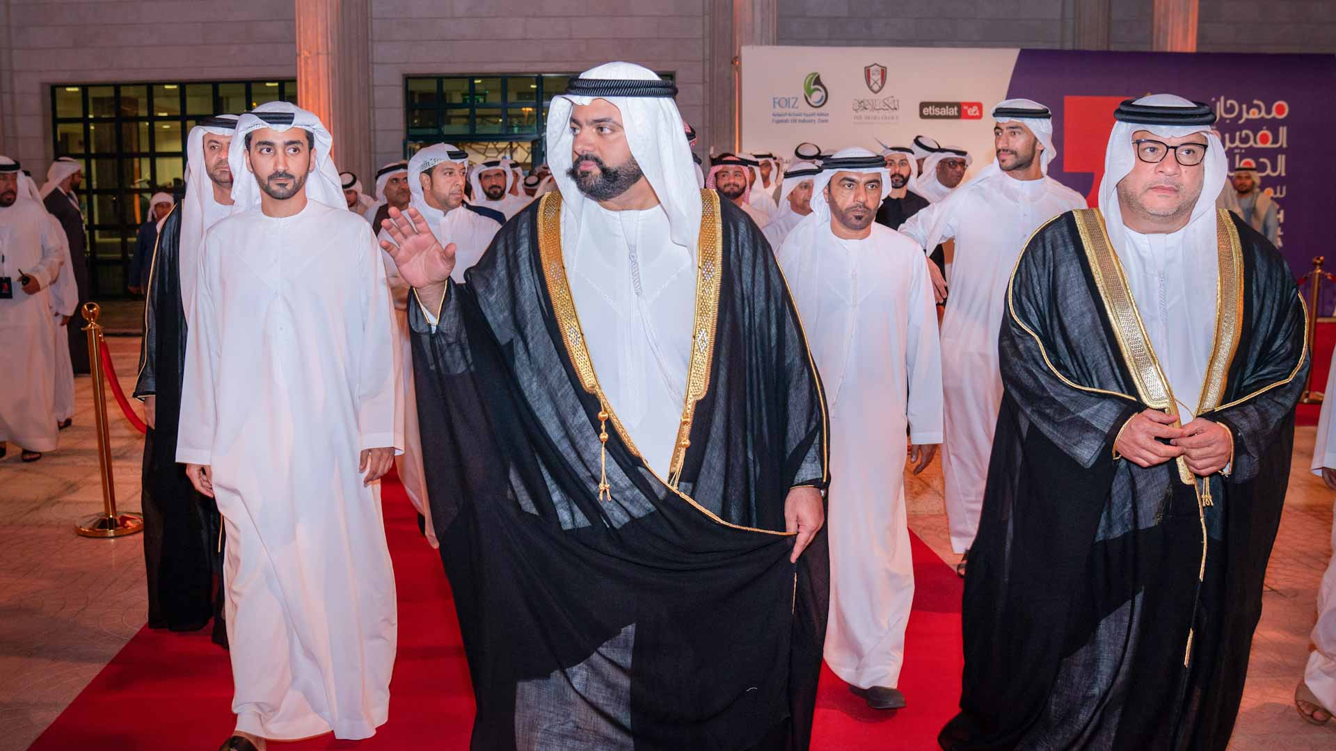 صورة بعنوان: محمد الشرقي يشهد افتتاح مهرجان الفجيرة الدولي للمونودراما 