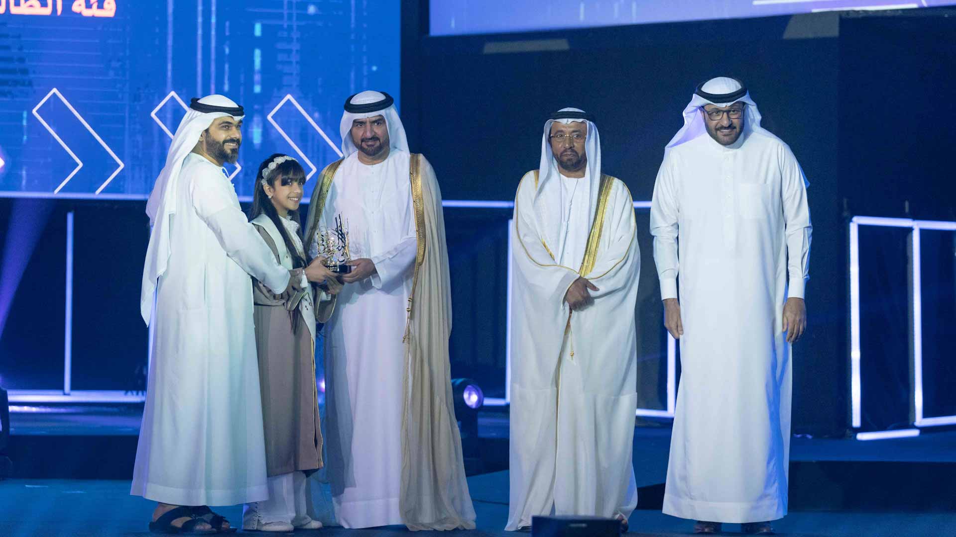 Image for the title: Abdullah bin Salem honours winners of SAEE 