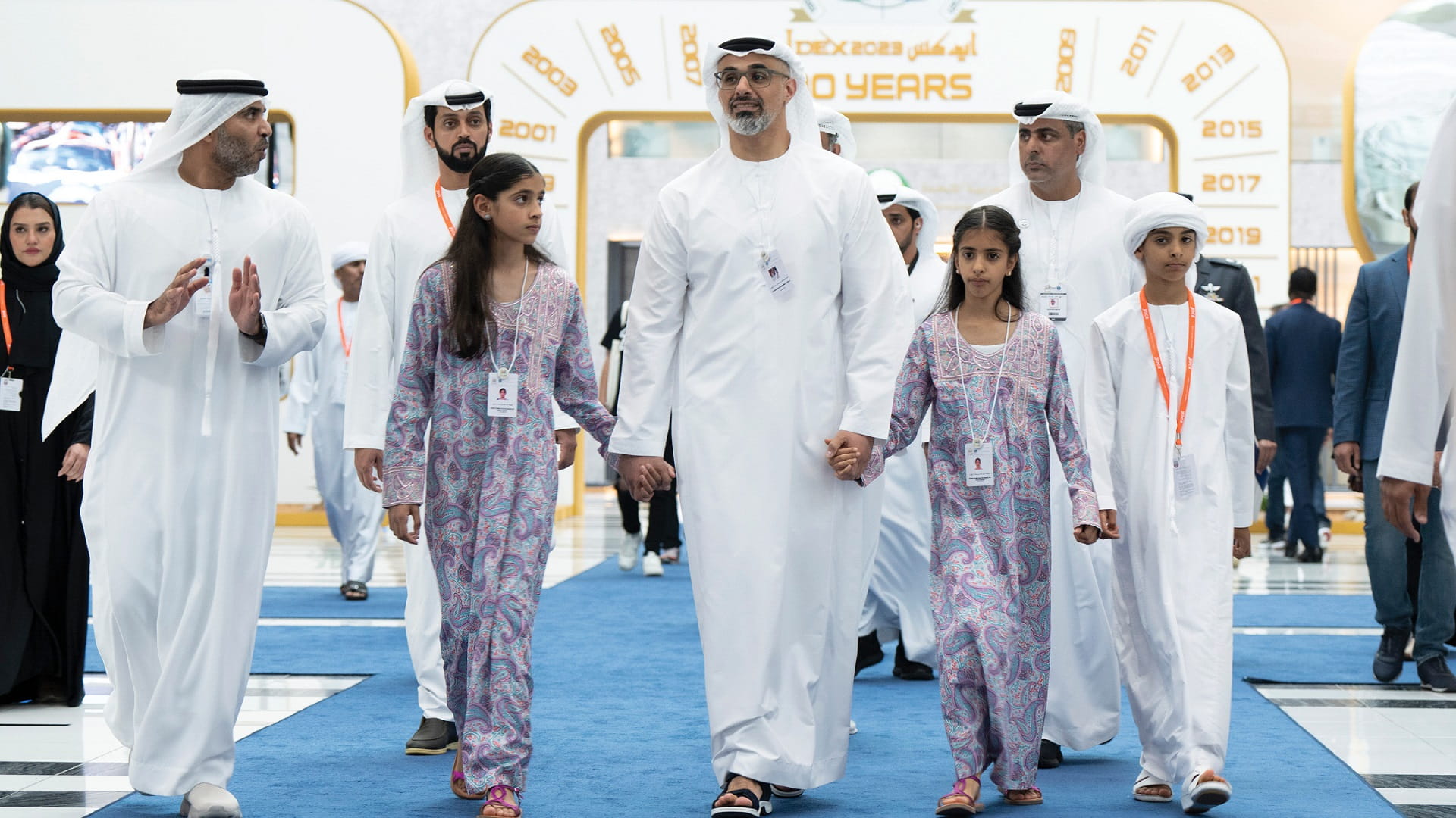 Image for the title: Khaled bin Mohamed bin Zayed visits IDEX and NAVDEX 2023 