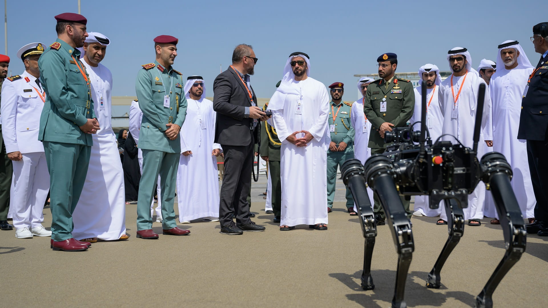 Image for the title: Saif bin Zayed visits IDEX and NAVDEX 2023 