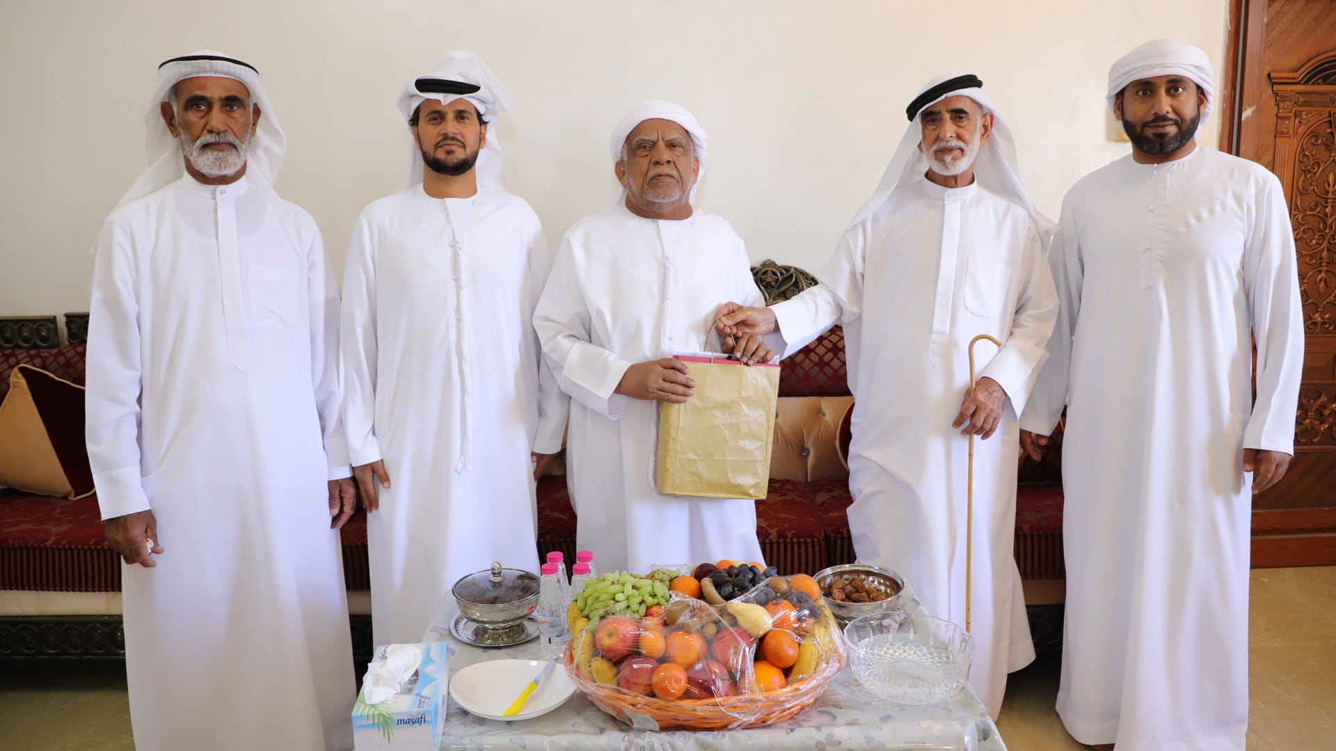 Image for the title: Central Region Parents Council visits senior citizen 