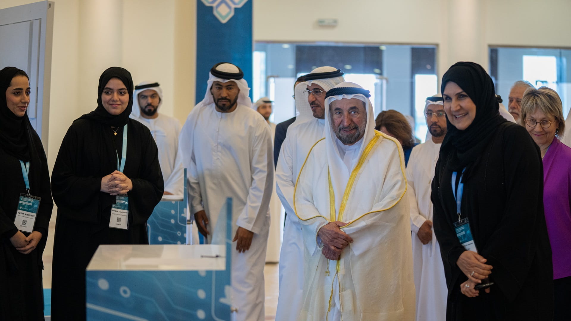 Image for the title: Sultan Al Qasimi attends launch of 2nd SIEDS 