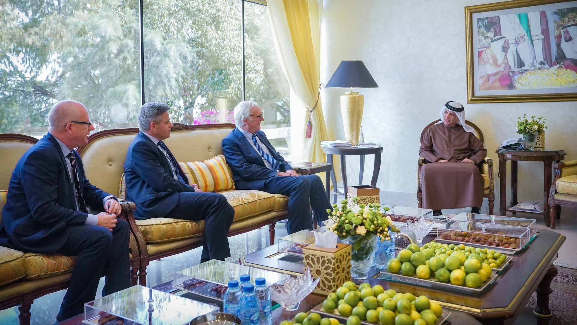 Image for the title: RAK Ruler receives UK Co-Chair of Emirati-UK Business Council 