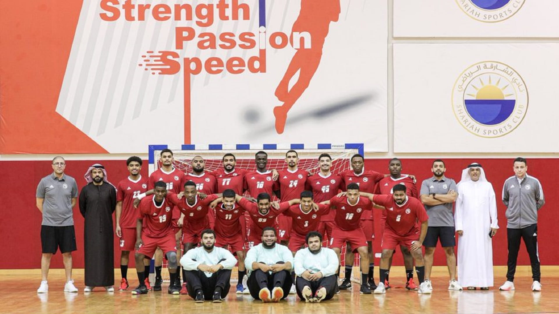 Image for the title: Sharjah wins handball youth league  