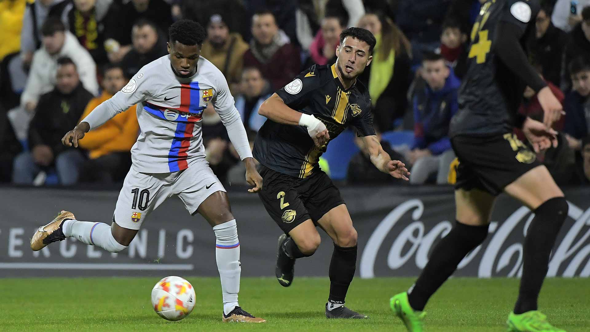 صورة بعنوان: برشلونة يتأهل إلى دور الـ 16 في كأس إسبانيا لكرة القدم 