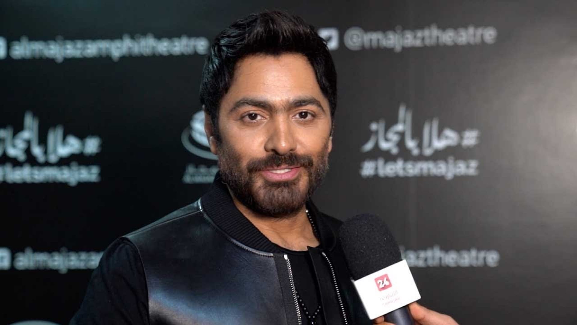 Image for the title: Tamer Hosny: I am proud to be in Sharjah 