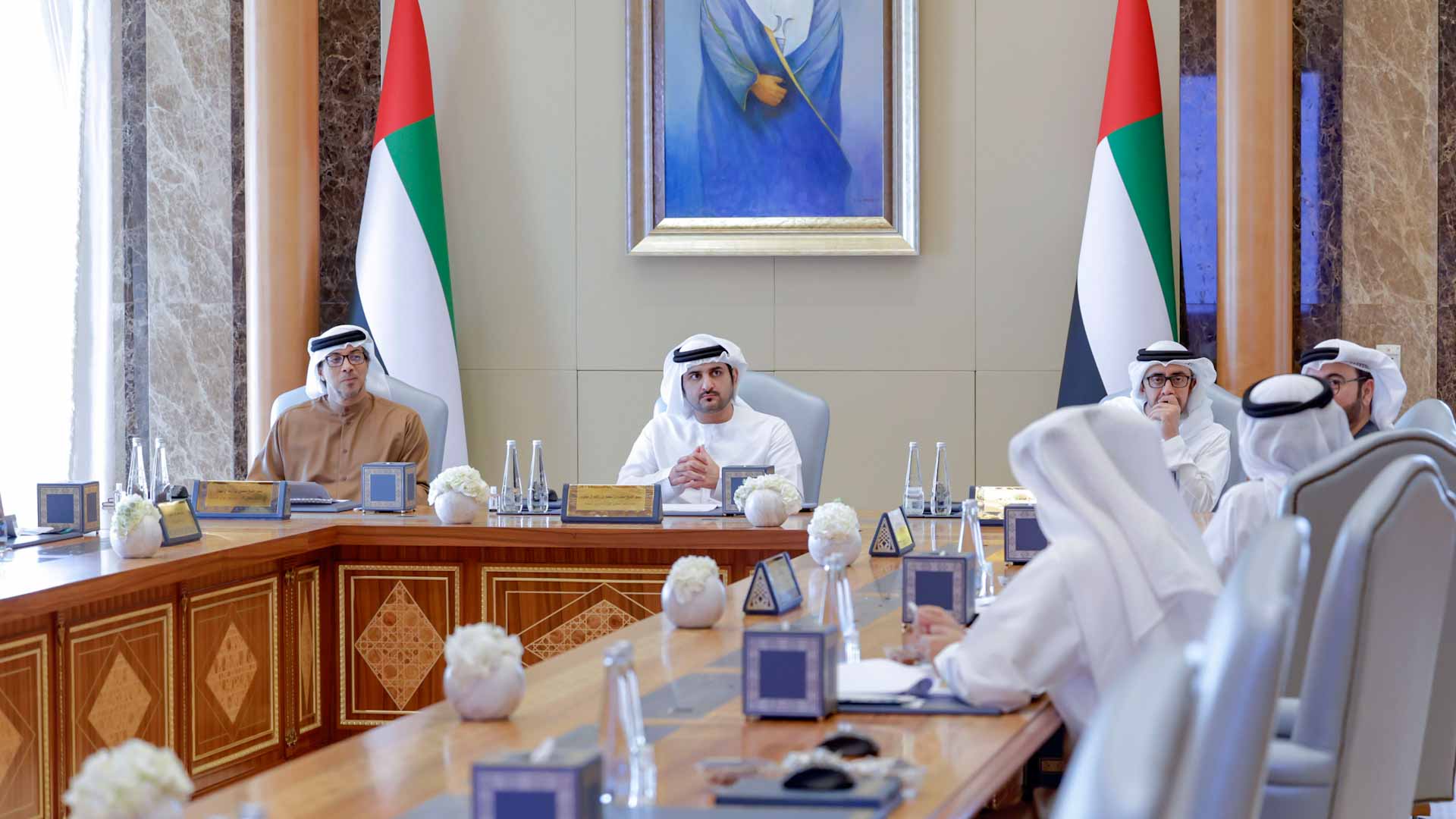 Image for the title: Maktoum bin Mohammed chairs 8th meeting of 'General Budget Cmte.' 
