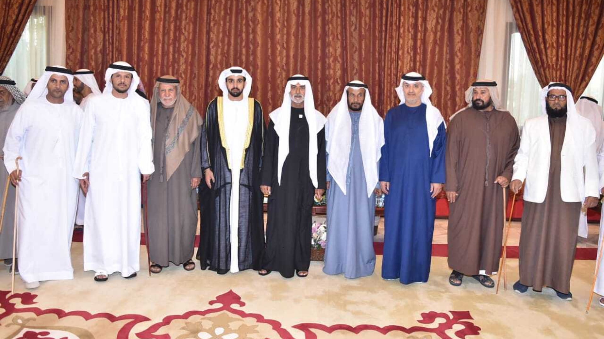 صورة بعنوان: نهيان بن مبارك يشهد أفراح الأحبابي والقحطاني في العين 