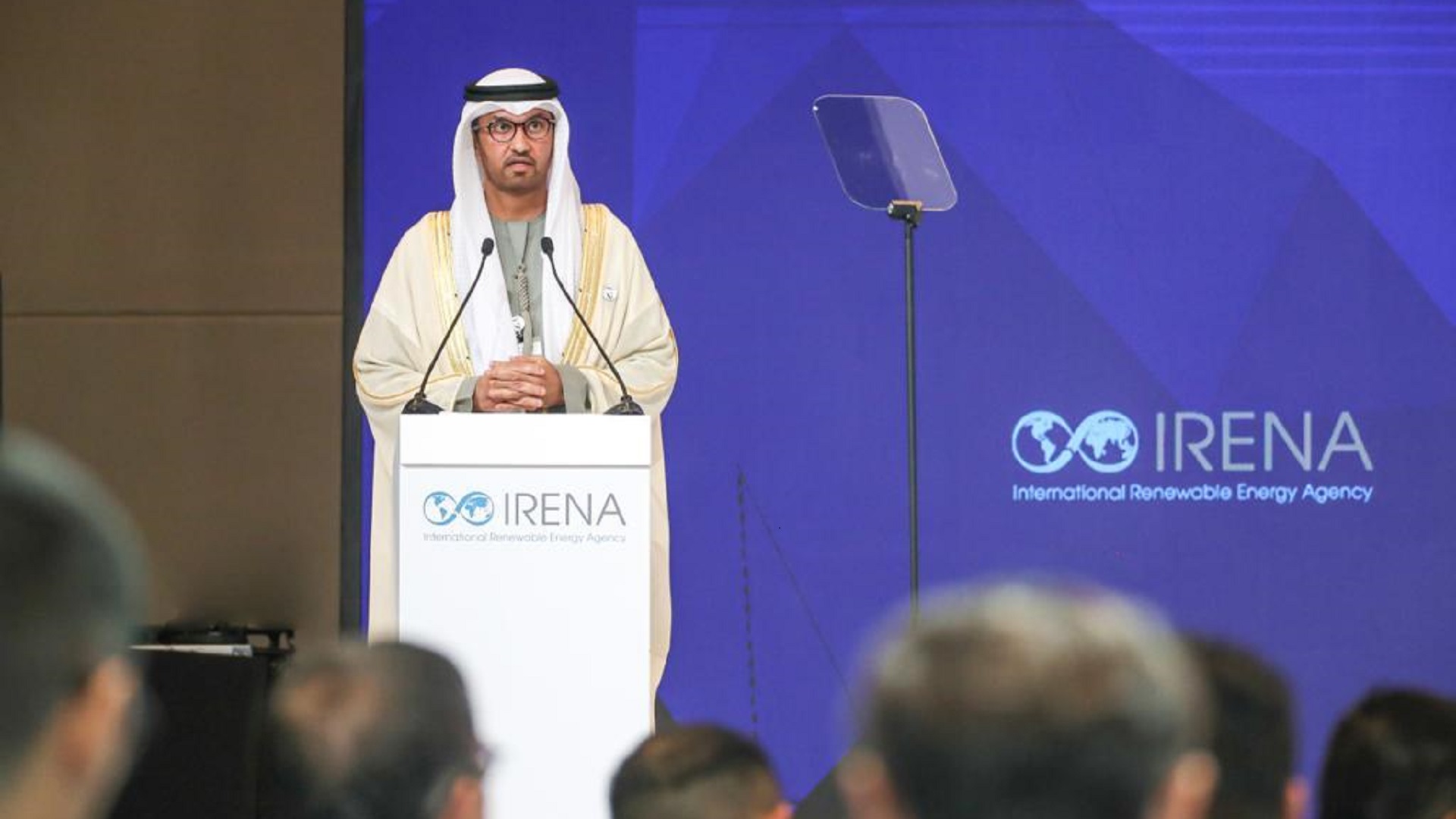 صورة بعنوان: سلطان الجابر: الإمارات تستمر بدعم "آيرينا" لمواصلة مهامها ورسالتها 