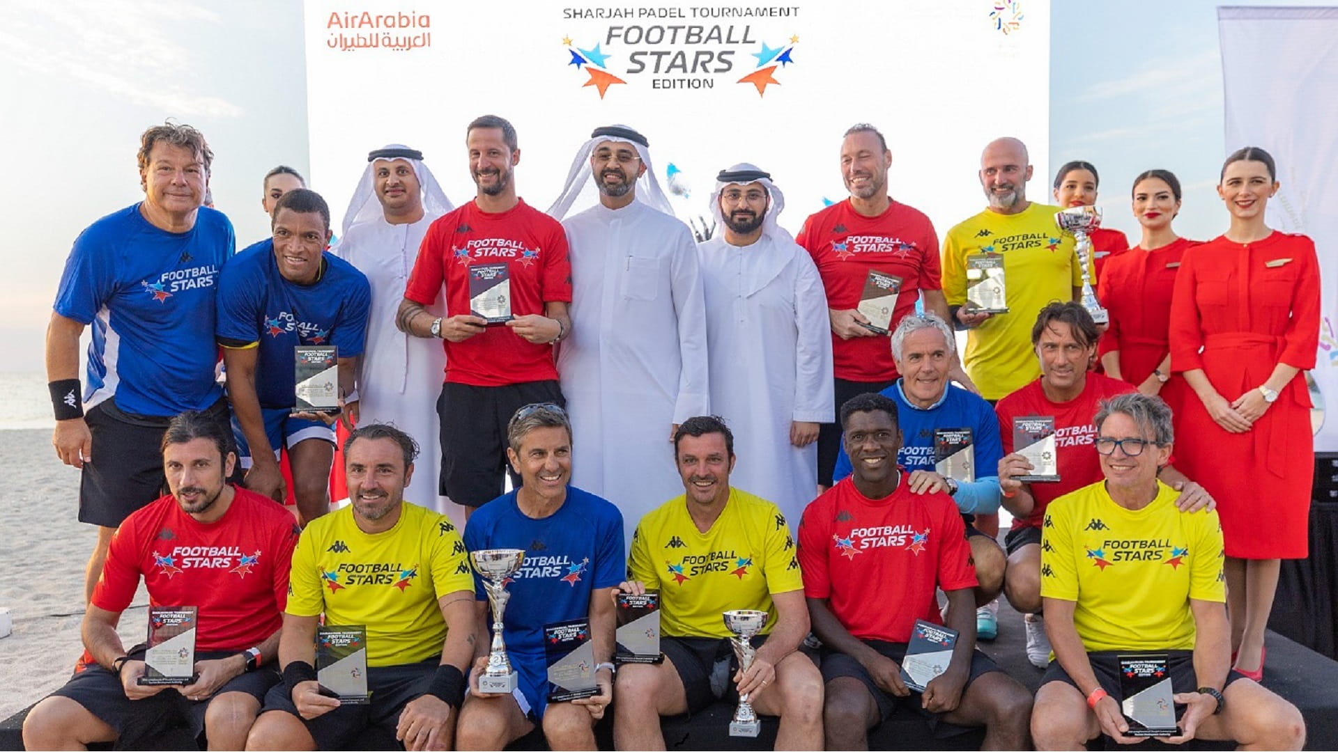 Image for the title: Totti and Annoni take title of Sharjah Padel Tournament 