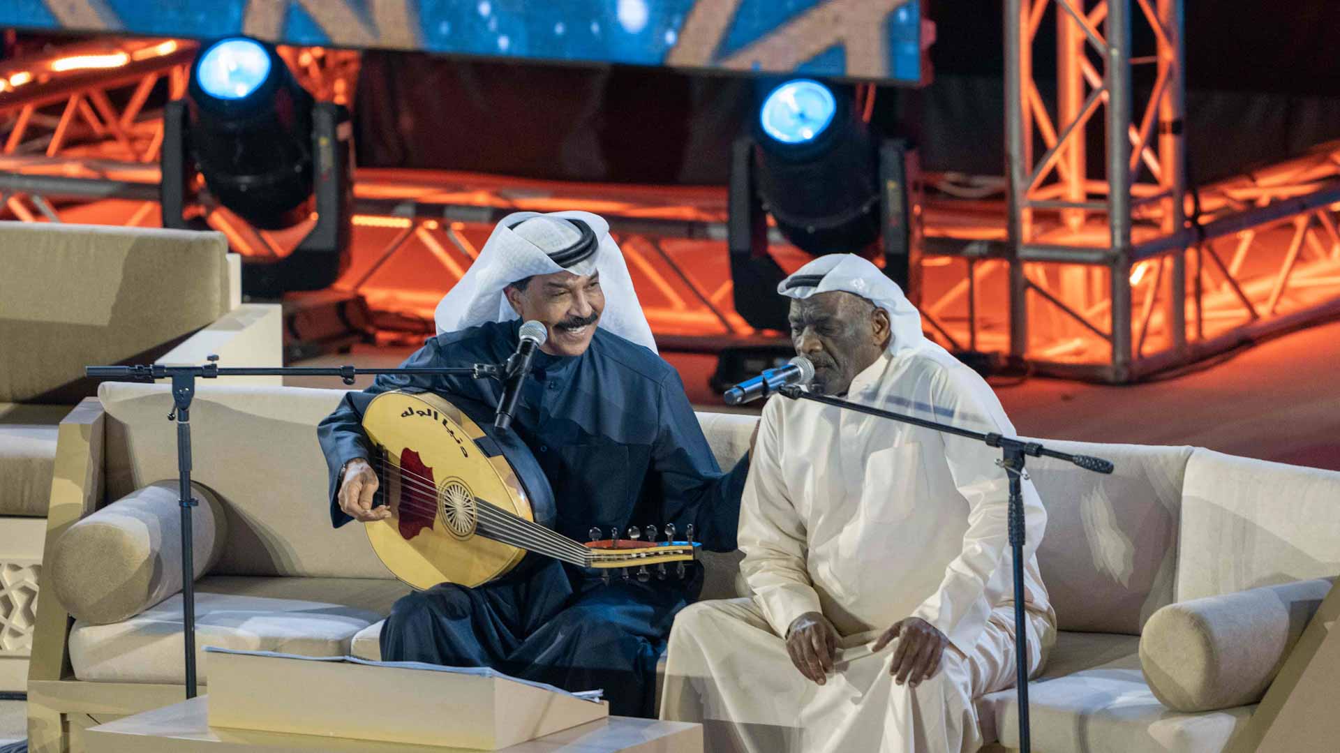 Image for the title: Al Ruwaished, Al-Mulla bring best of Khaleeji music to Khorfakkan 