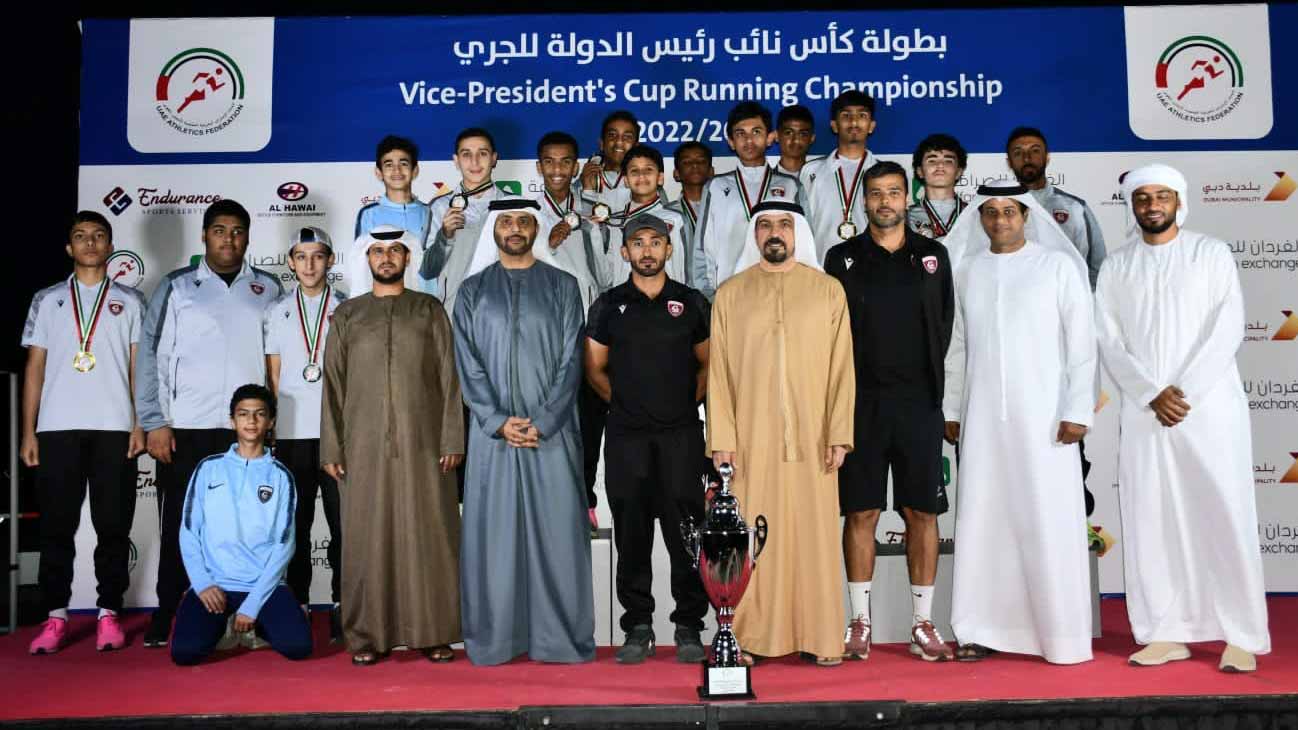 صورة بعنوان: الحمرية لألعاب القوى يتوج بكأس و20 ميدالية ملونة ببطولة الجري بدبي 