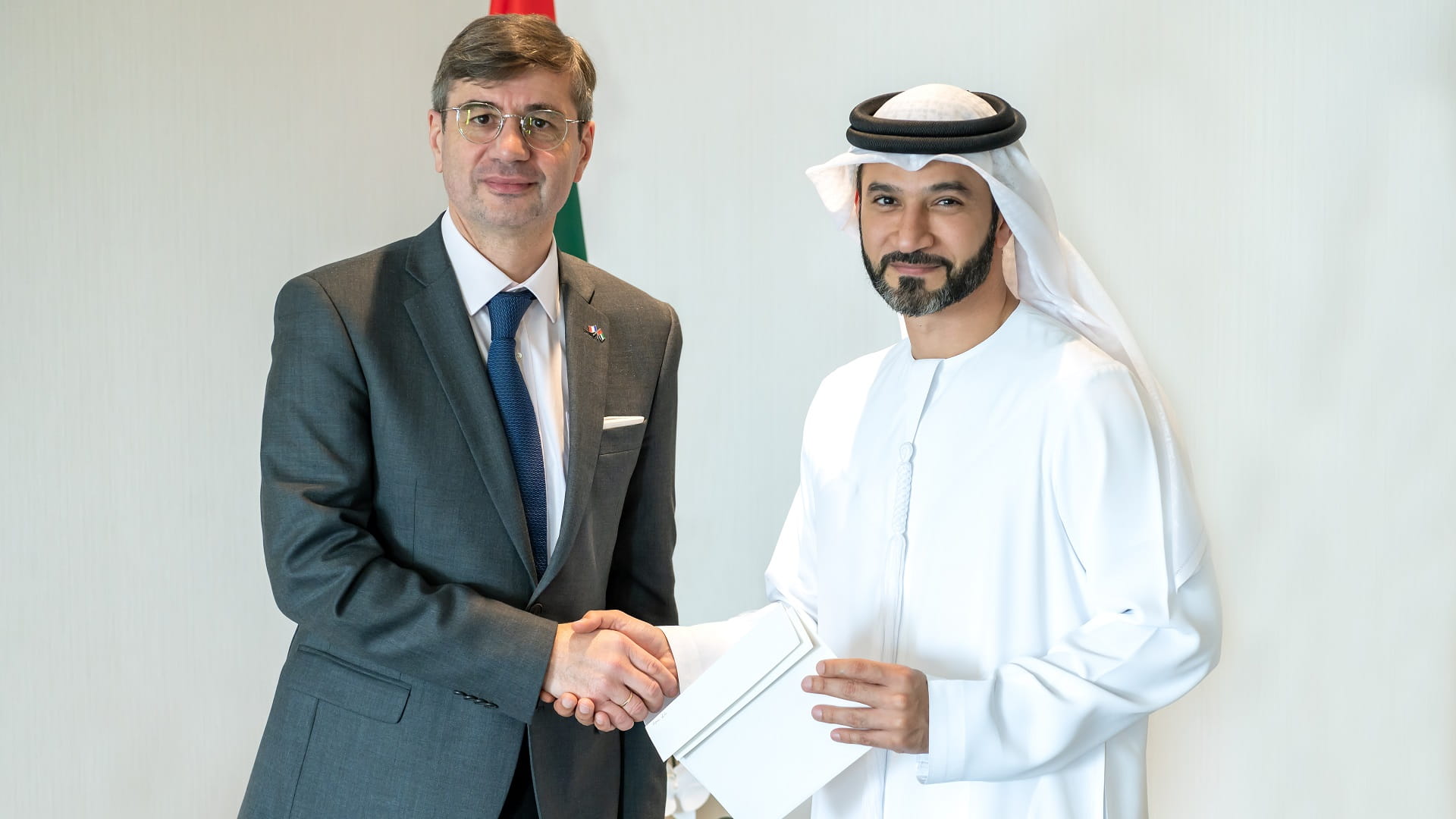 Image for the title: MoFAIC receives credentials copy from new French Ambassador 