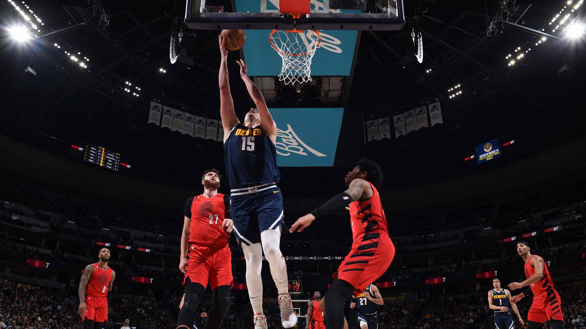 صورة بعنوان: دنفر ناغتس يحقق فوزه الـ 14 توالياً في السلة الأميركية 