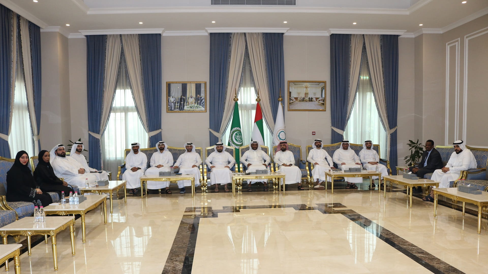 صورة بعنوان: البرلمان العربي للطفل يبحث استعدادات "الدورة 3" مع استشاري الشارقة 