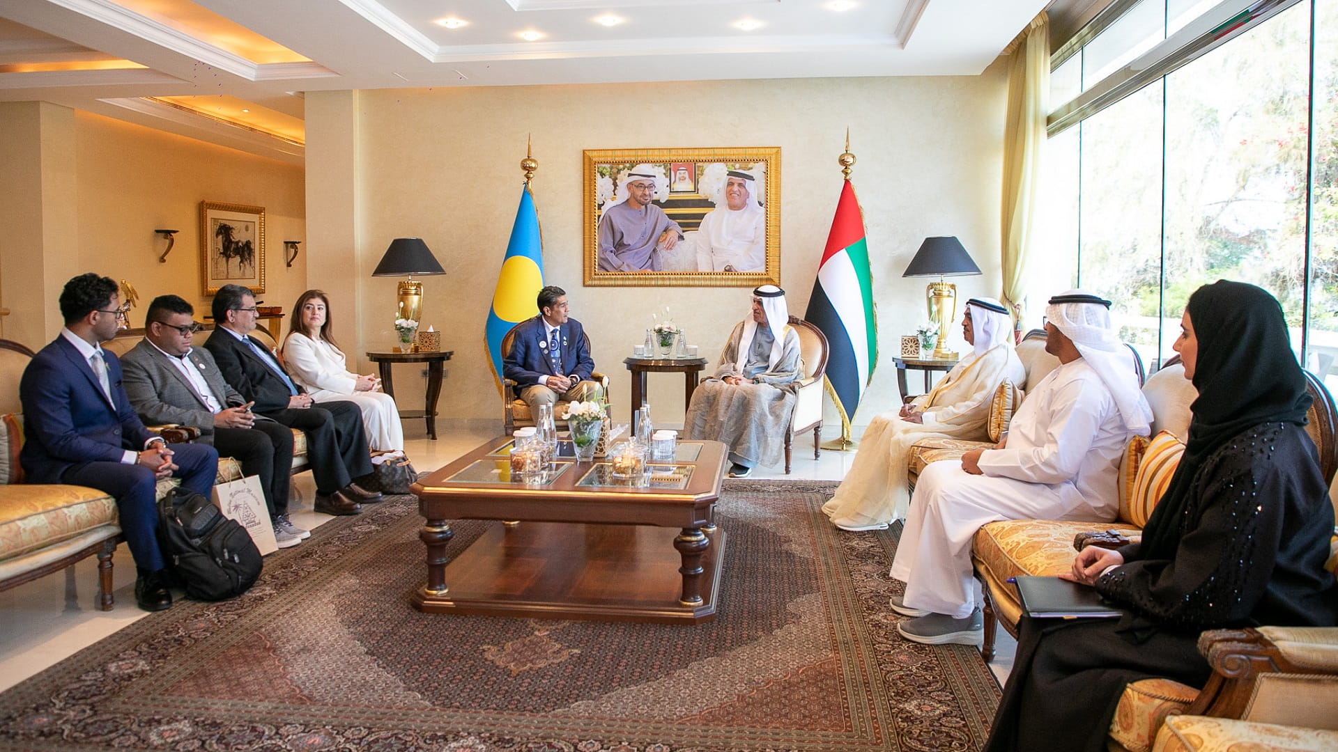 Image for the title: RAK Ruler receives President of Palau 