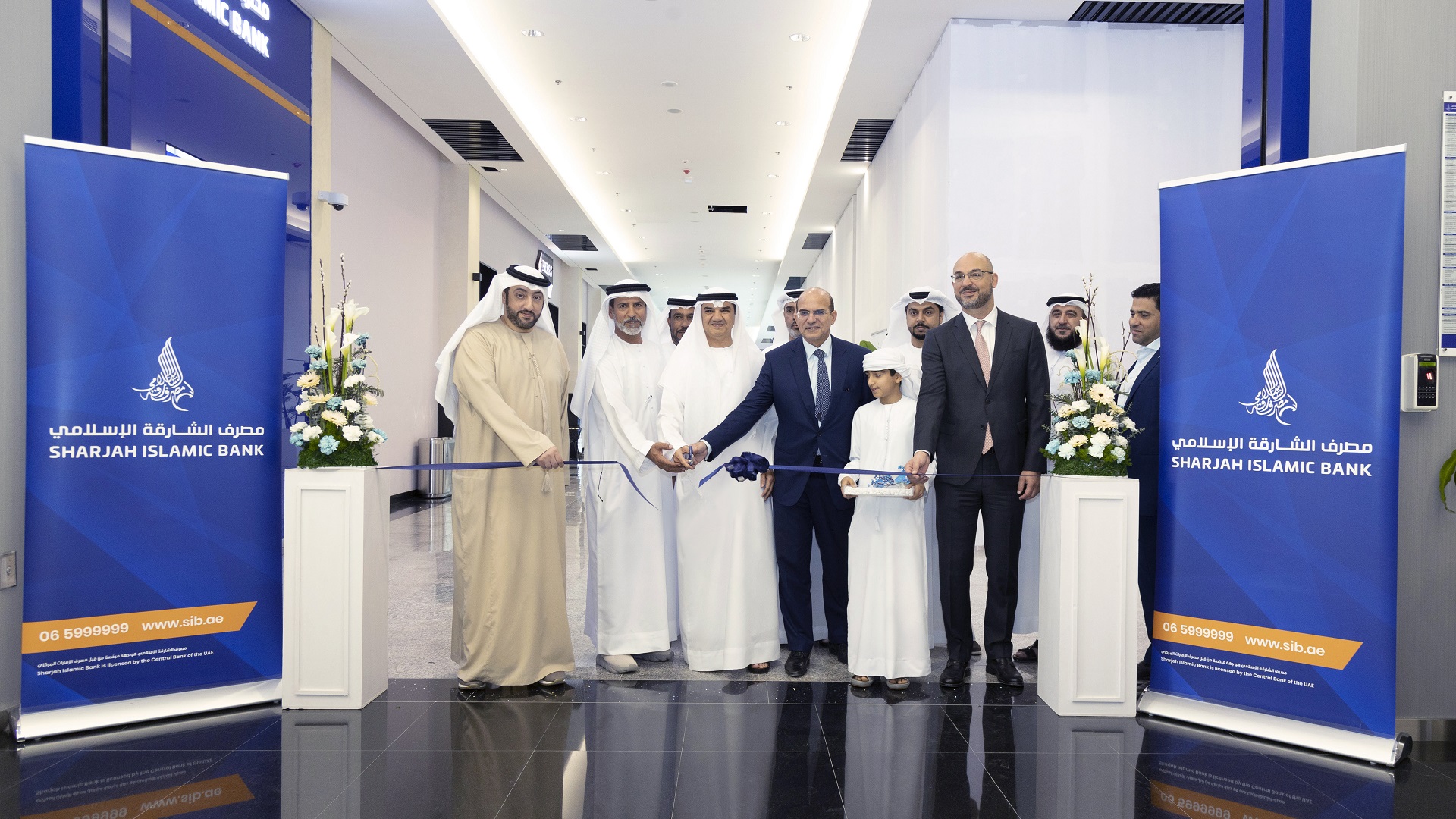 صورة بعنوان: مصرف الشارقة الإسلامي يدشن المقر الجديد لفرعه في الذيد مول 
