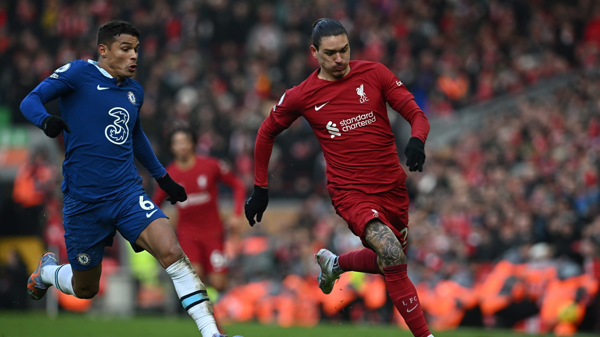 صورة بعنوان: ليفربول يتعادل بدون أهداف مع تشيلسي في الدوري الإنجليزي 