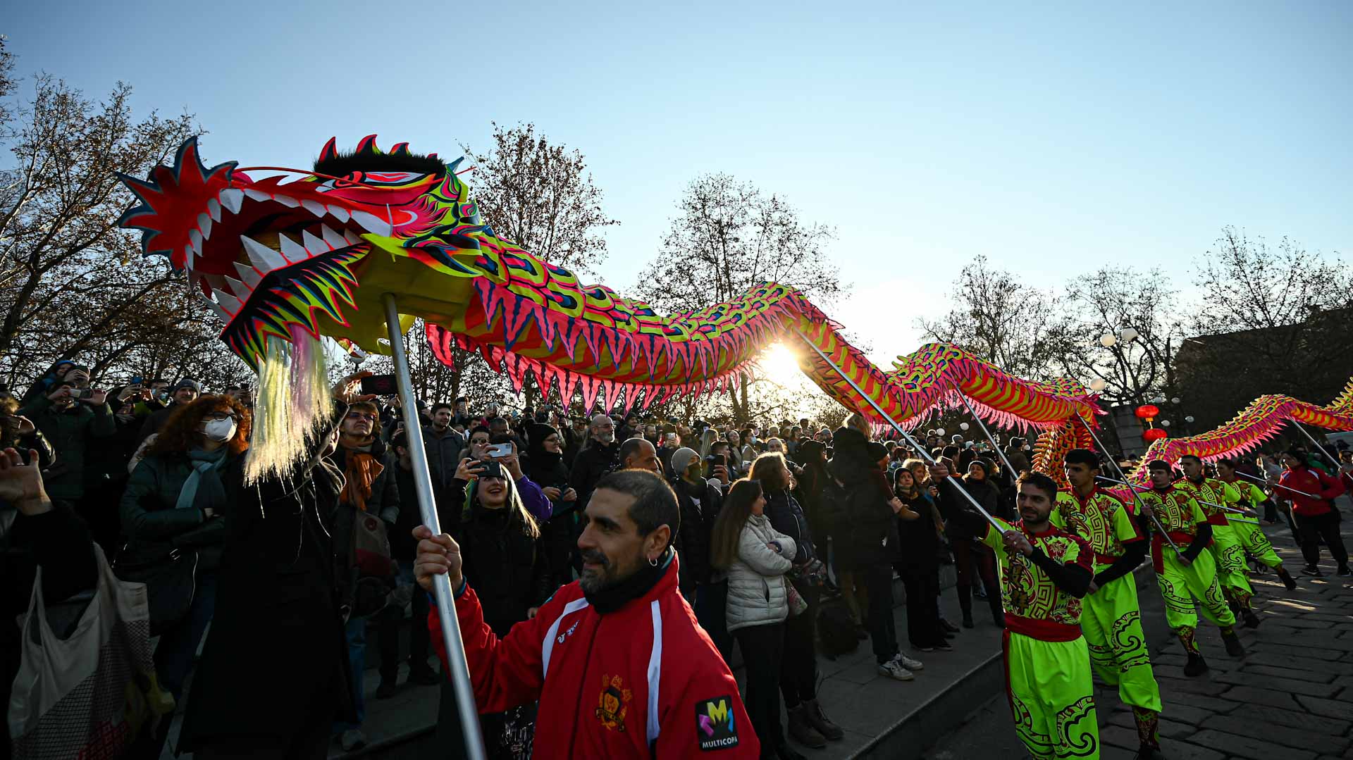 Image for the title: Parade held at DC's Chinatown to celebrate Lunar New Year 