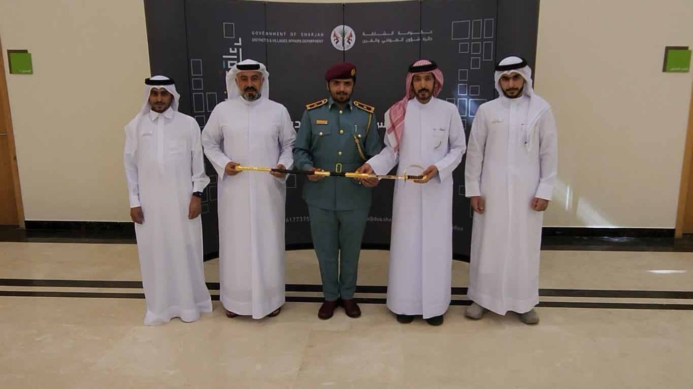 Image for the title: Al Khalidiya Council praises honouring of  officer Bin Jarash 
