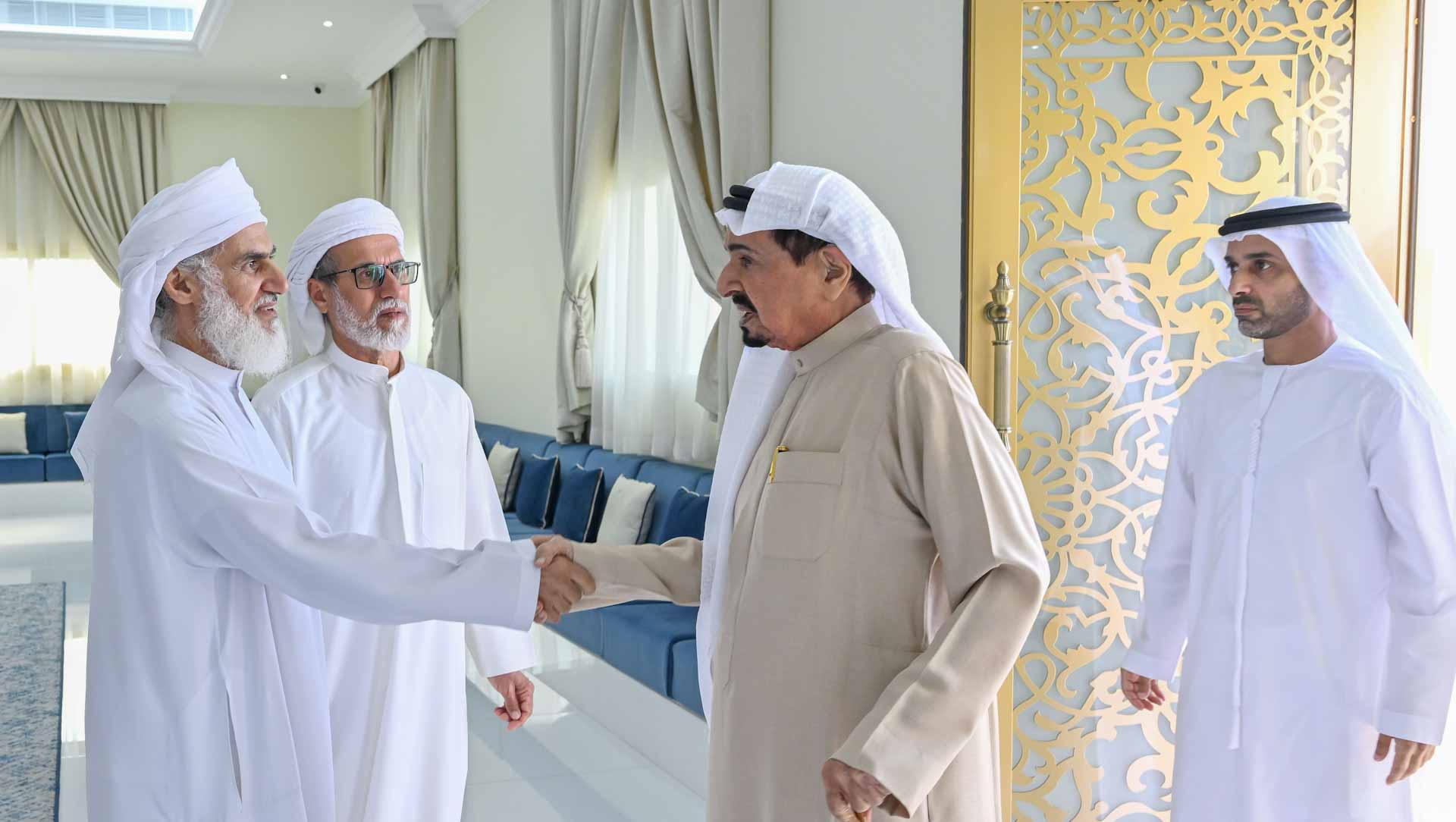 Image for the title: Ajman Ruler offers condolences on death of Mohammed Al Ansari 