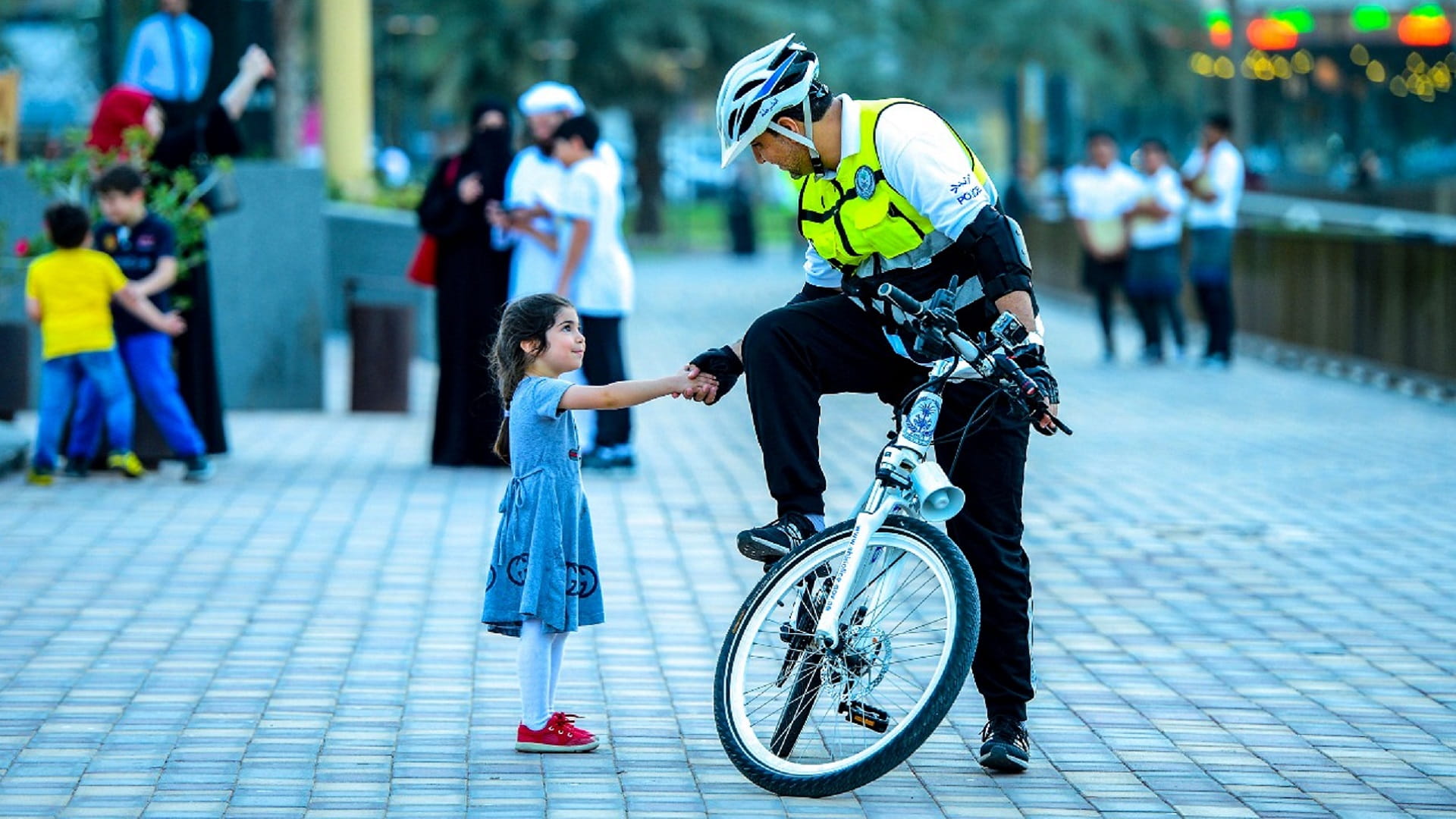 Image for the title: 'Al Buhairah Police Station' launches 'Bicycles Patrol' campaign  
