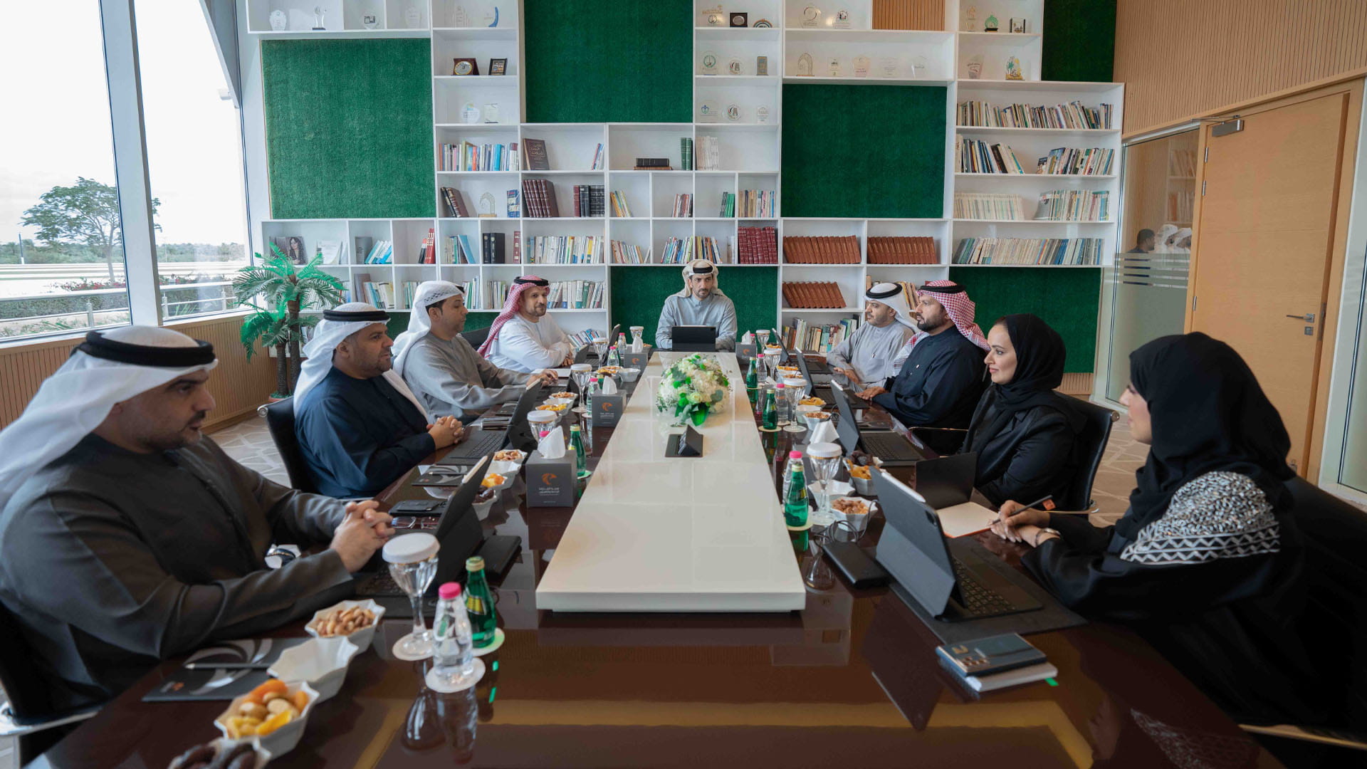 Image for the title: Sultan bin Ahmed chairs Sharjah Media Council’s meeting 