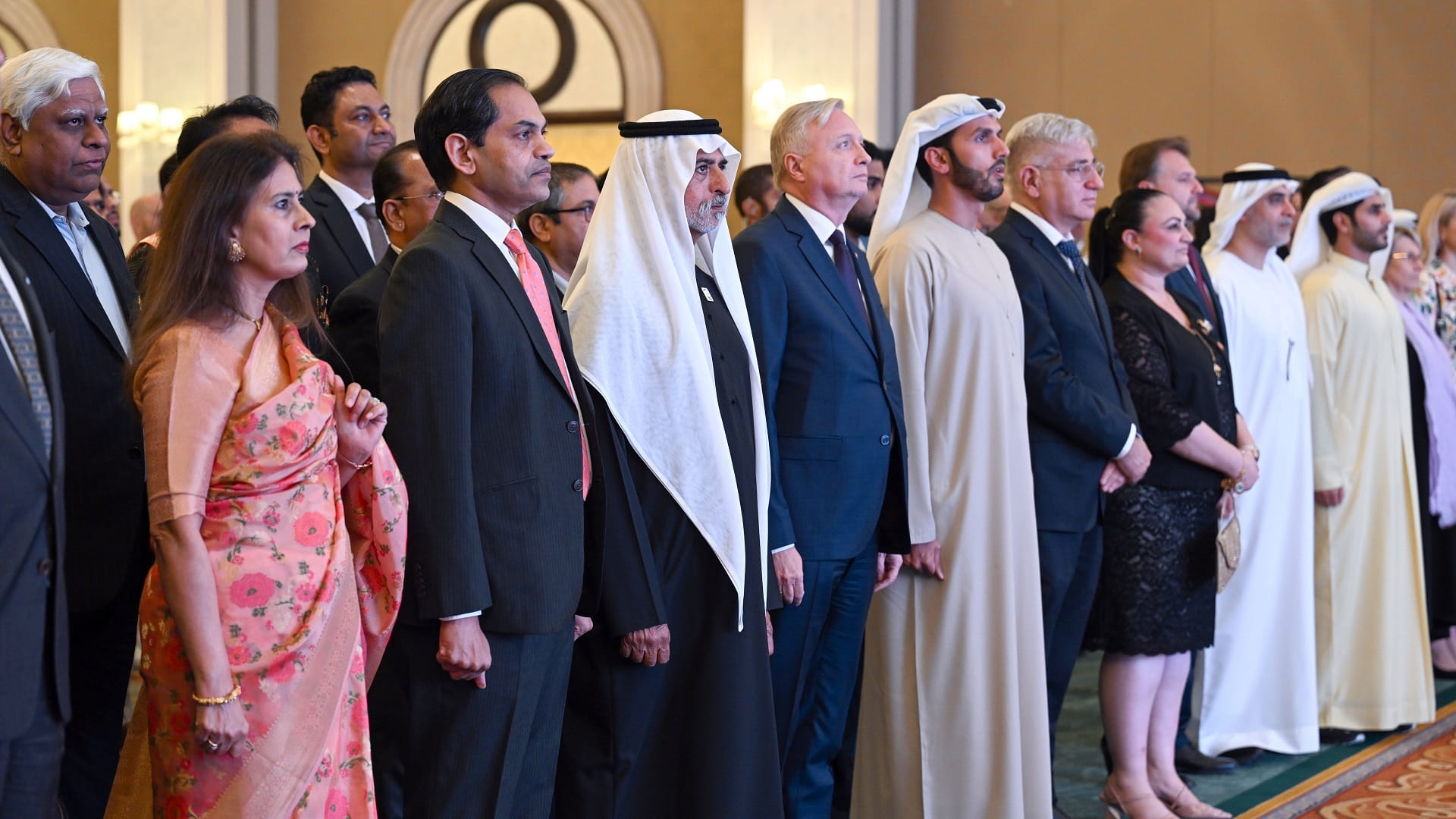 Image for the title: Nahyan bin Mubarak attends Indian embassy's Republic Day ceremony 
