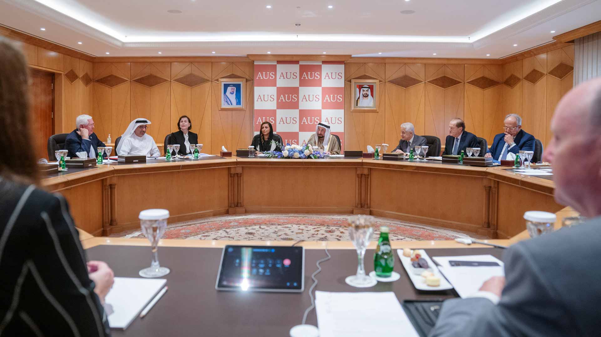 Image for the title: Sharjah Ruler chairs AUS’s BOT meeting 