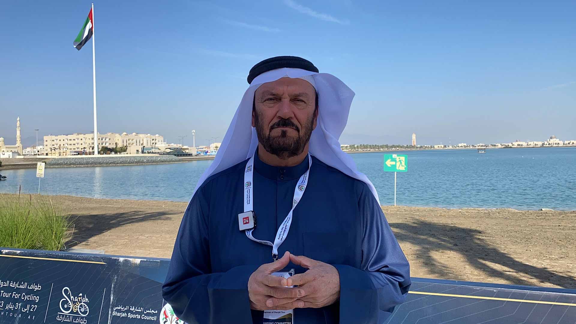 Image for the title: Sharjah Cycling Tour's 4th phase starts in Eastern Region 