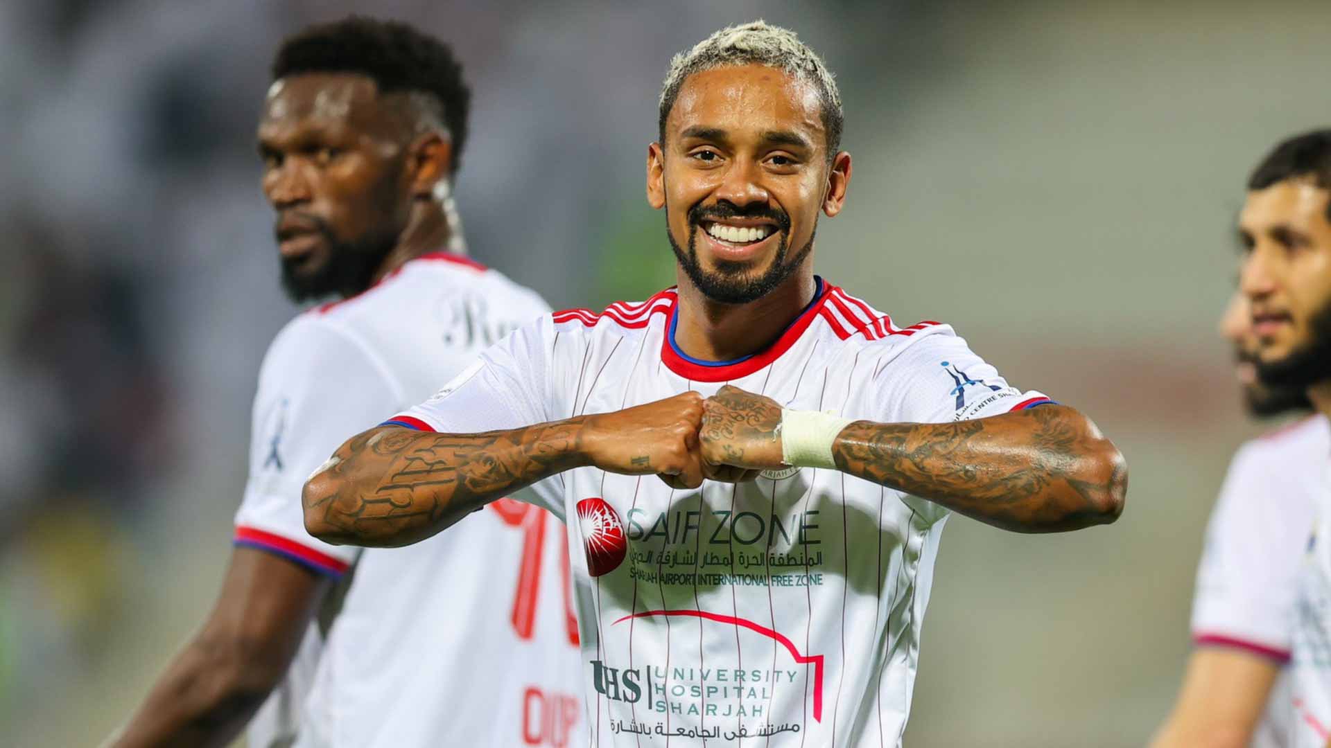 Image for the title: Sharjah beats Al Nasr qualifying for quarter-finals of Pres. Cup 